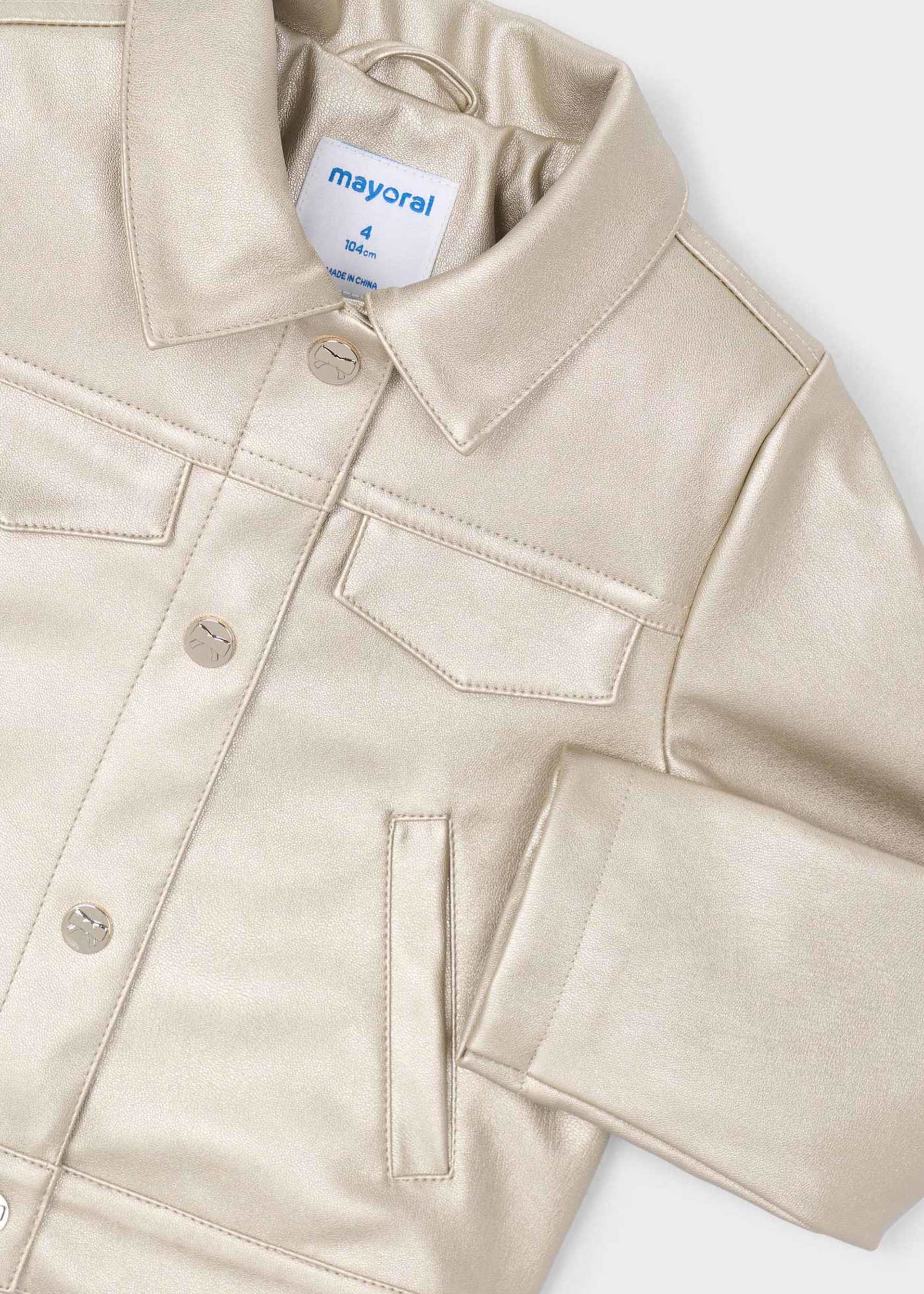 Kunstlederjacke Mädchen