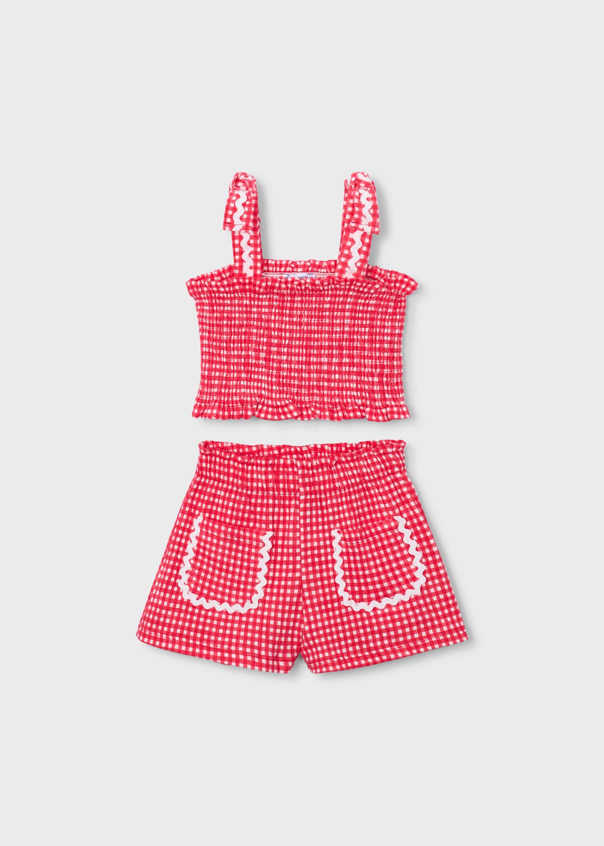 Honeycomb short set girl