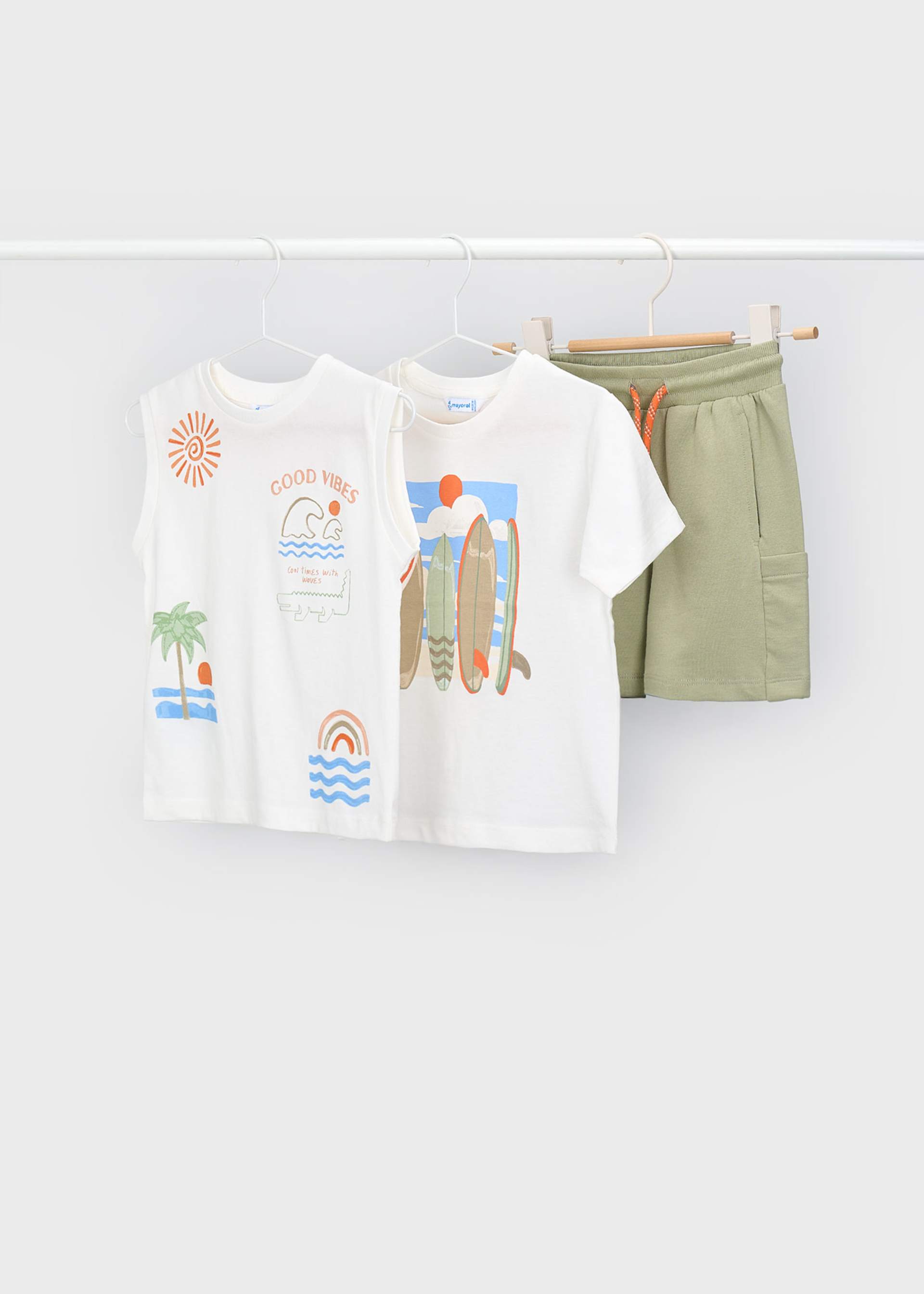 Completo 3 pezzi surf bambino