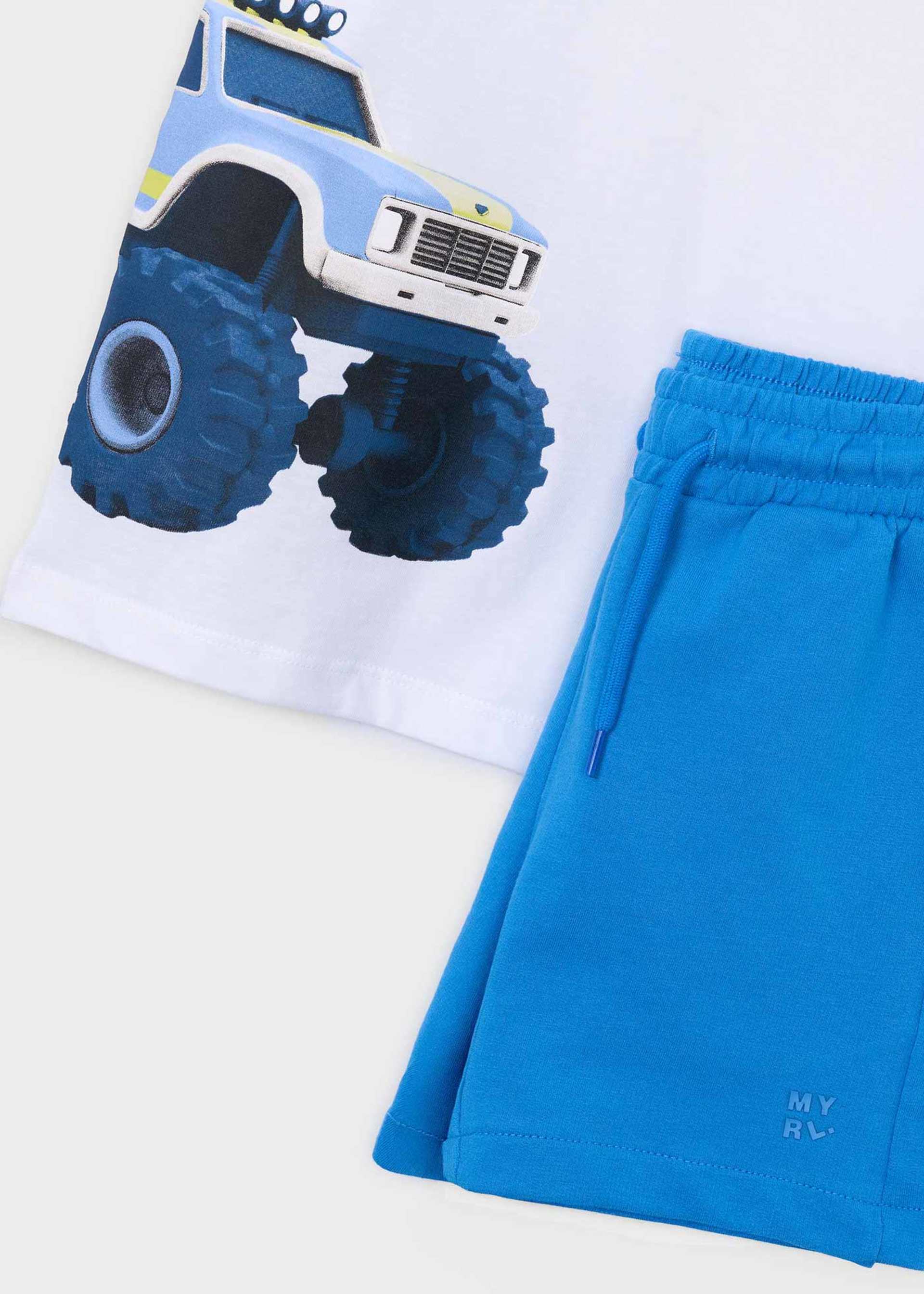 Set pantaloni si tricou baiat