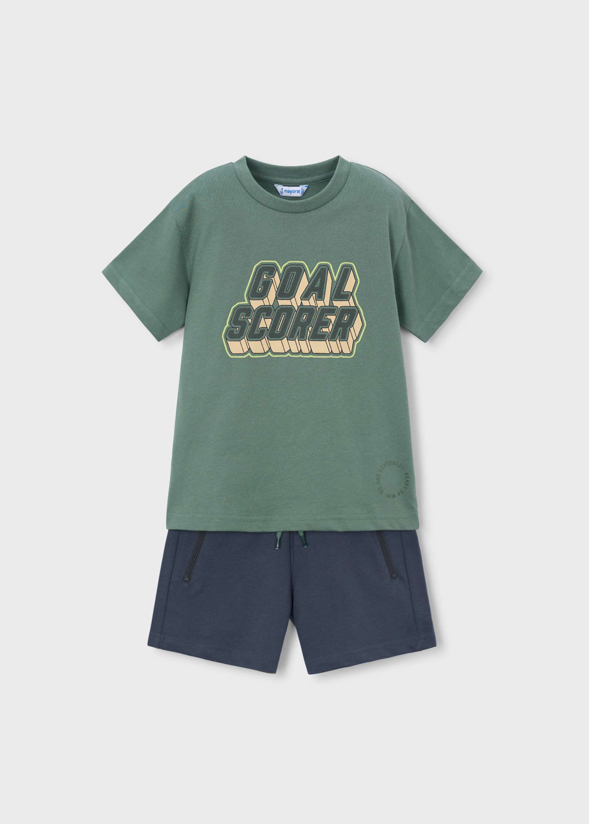 Ensemble pantalon et t-shirt lettres garçon