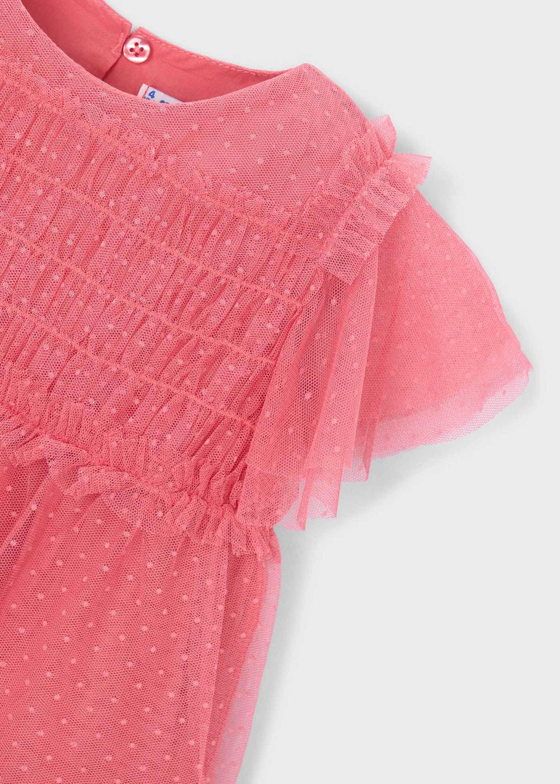 Vestido tul plumeti niña