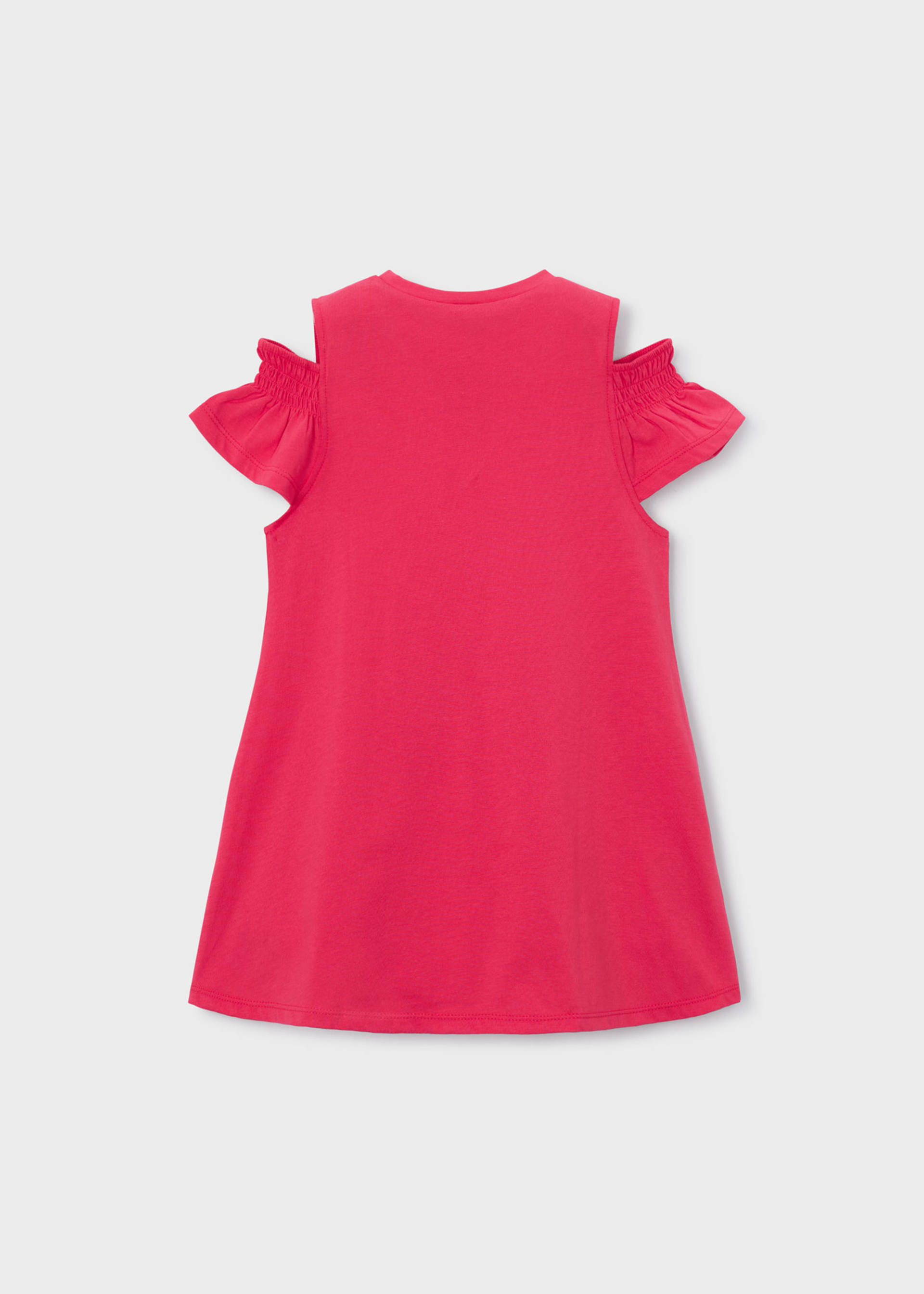 Girl Cutout Dress and Purse Set