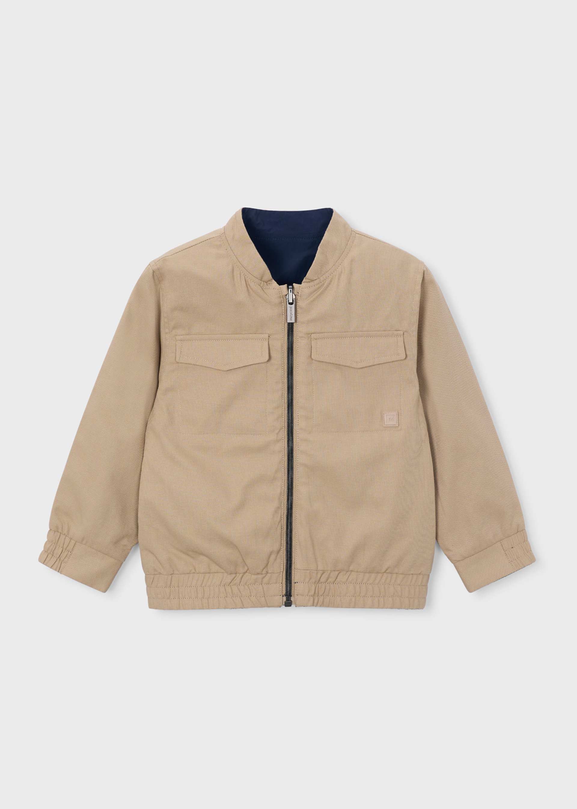 Reversible jacket with pockets for boy