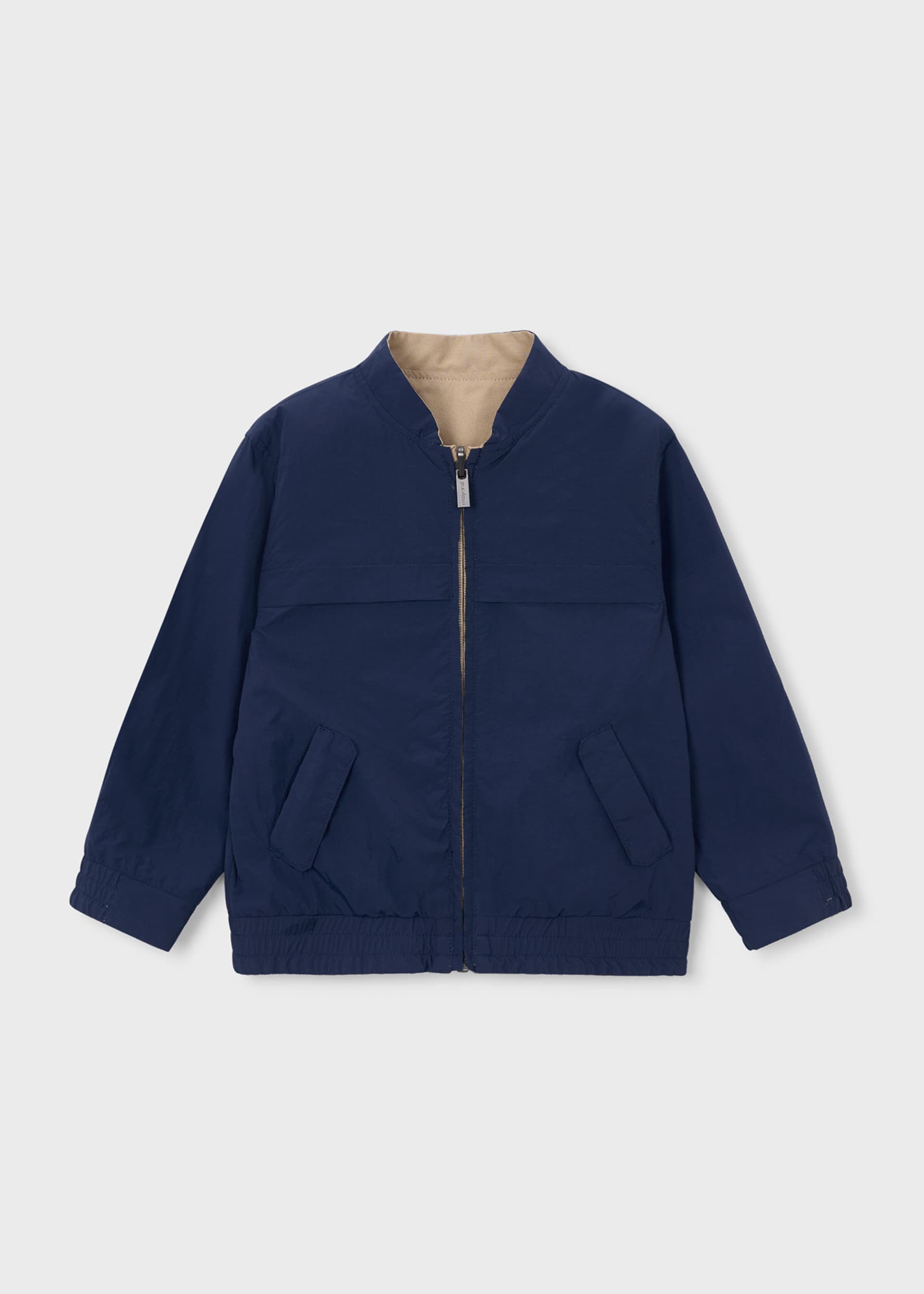 Reversible jacket with pockets for boy
