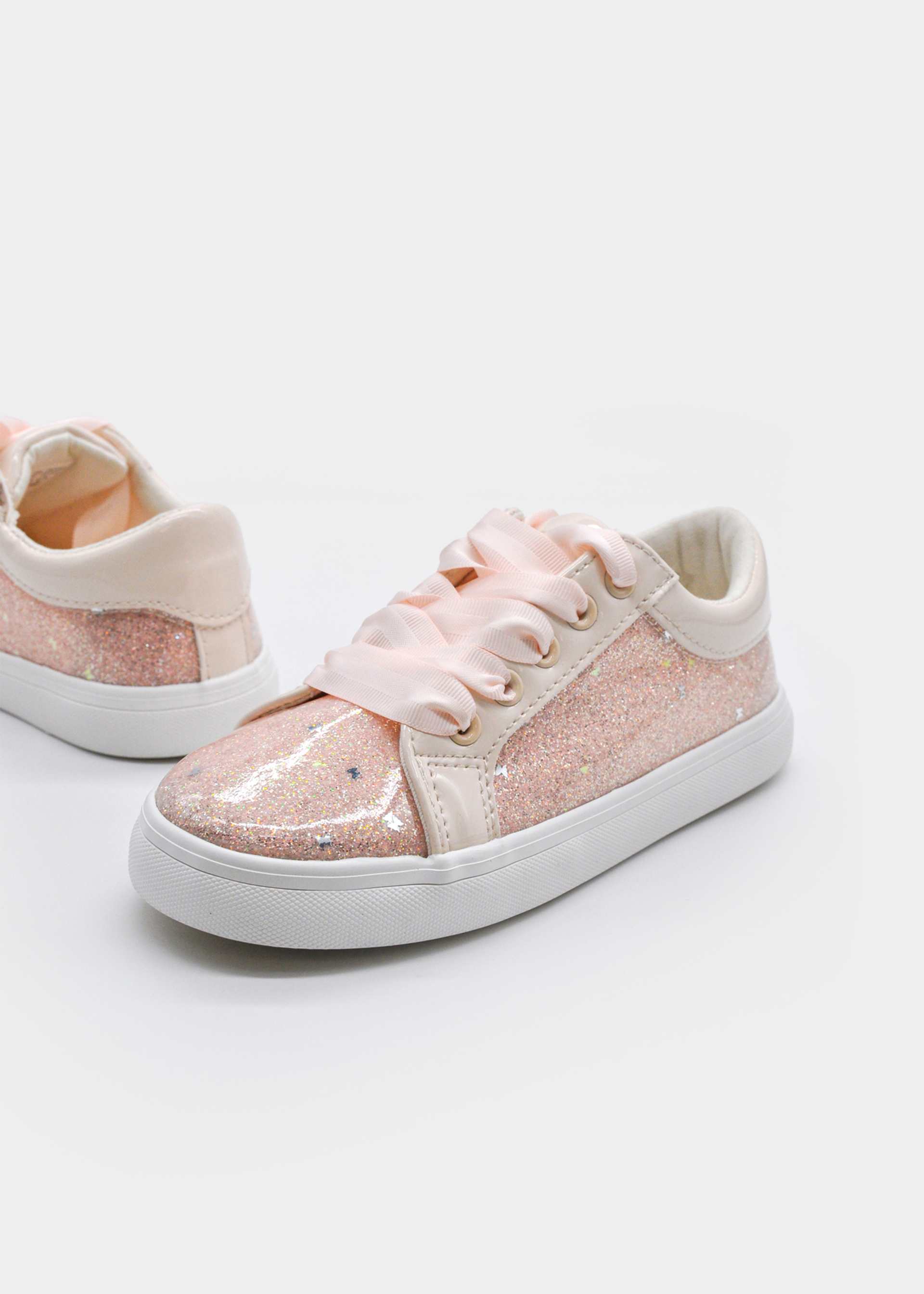 Buty sportowe z brokatem dla dziewczynki