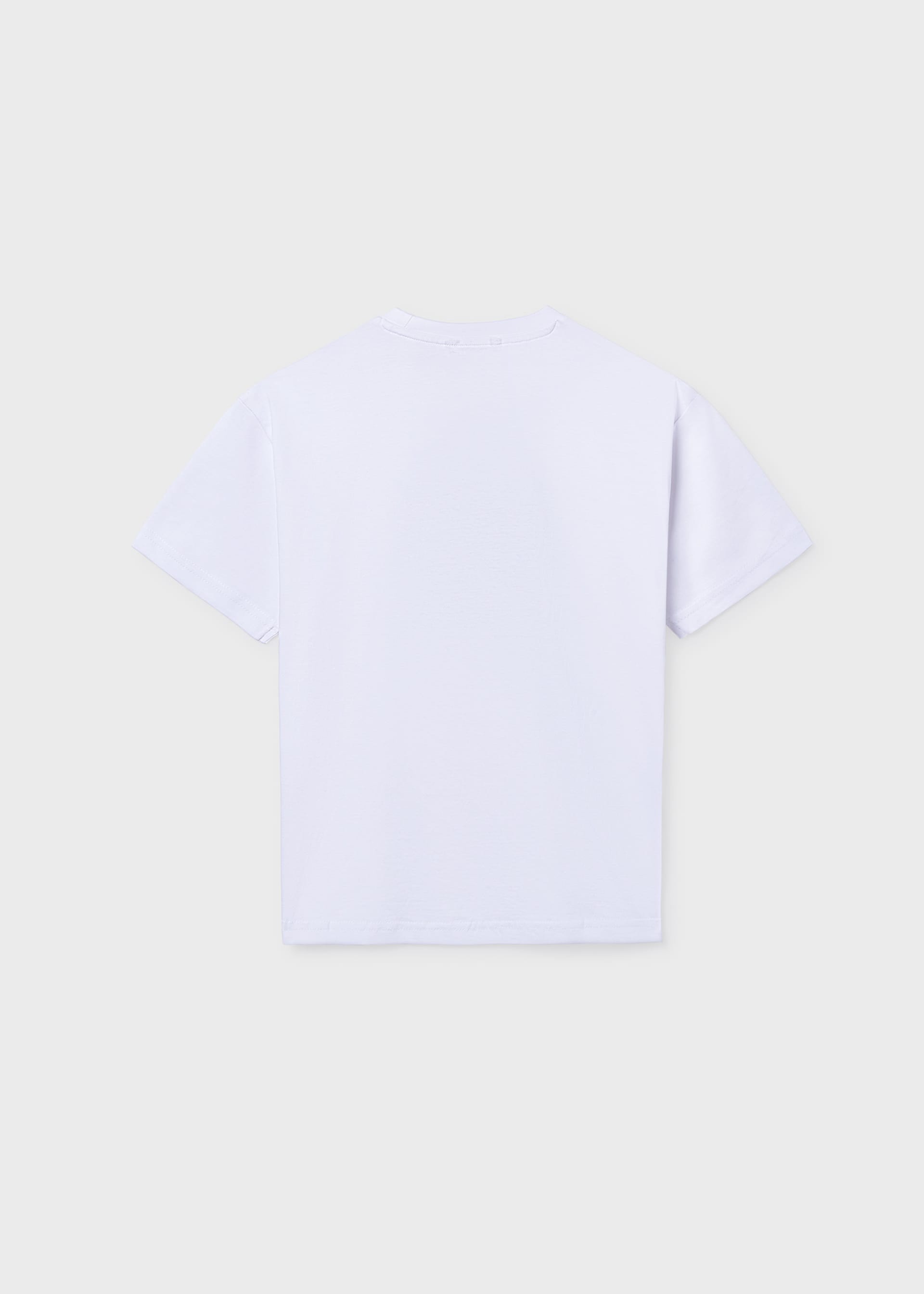 Playera letras básica chico