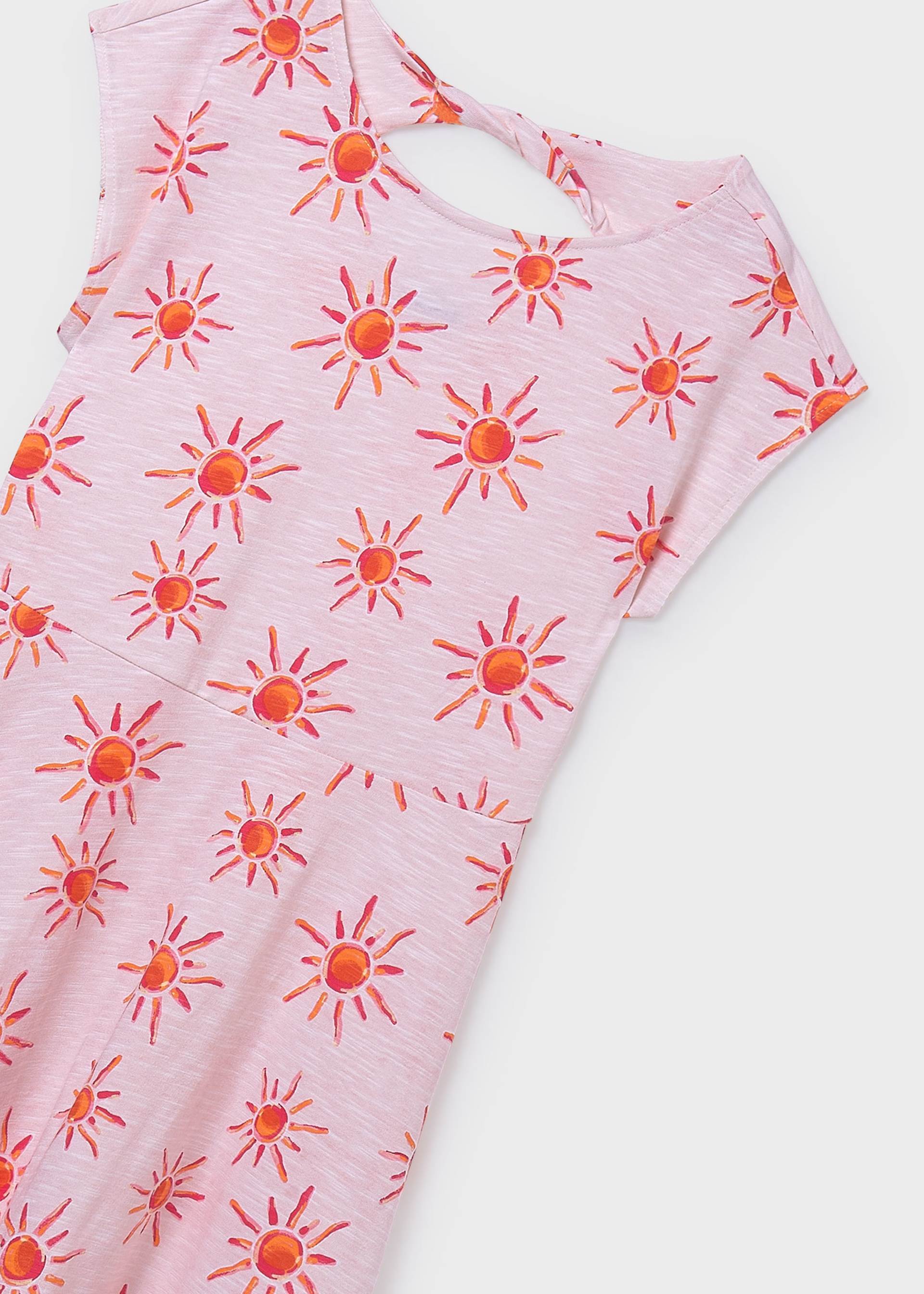Vestido malha estampado rapariga