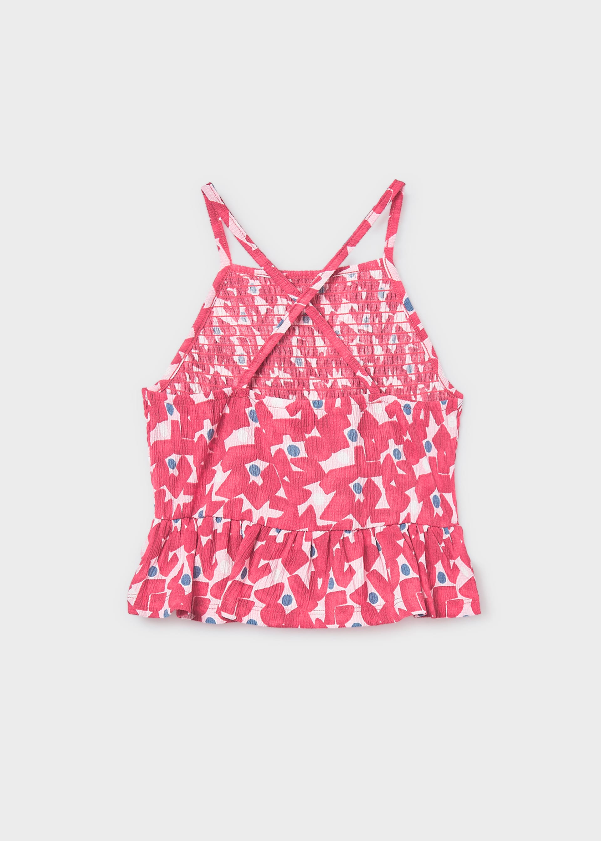 Top punto estampado chica