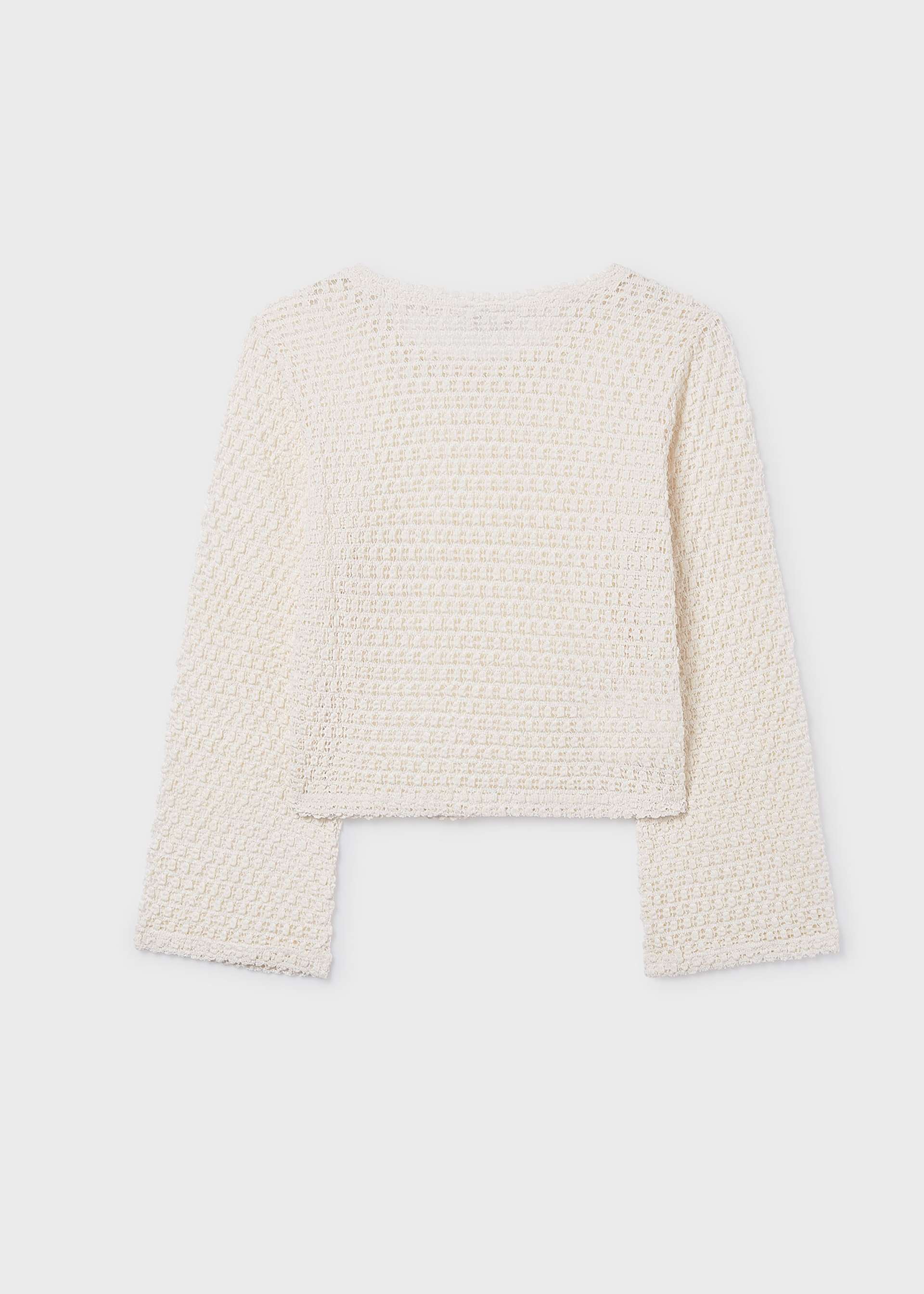 Sweter ażurowy dla dziewczynki