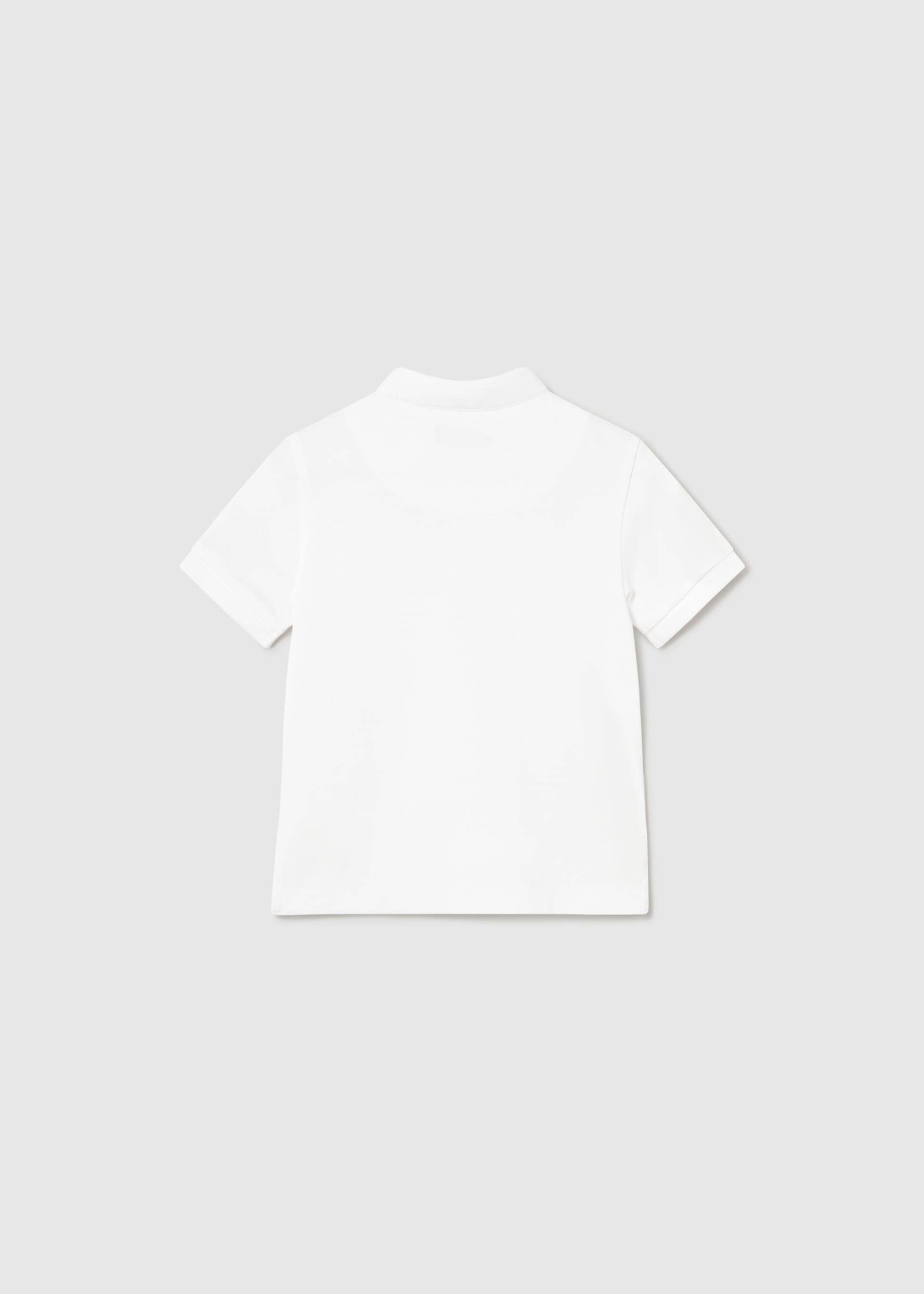 Basic mandarin collar polo shirt