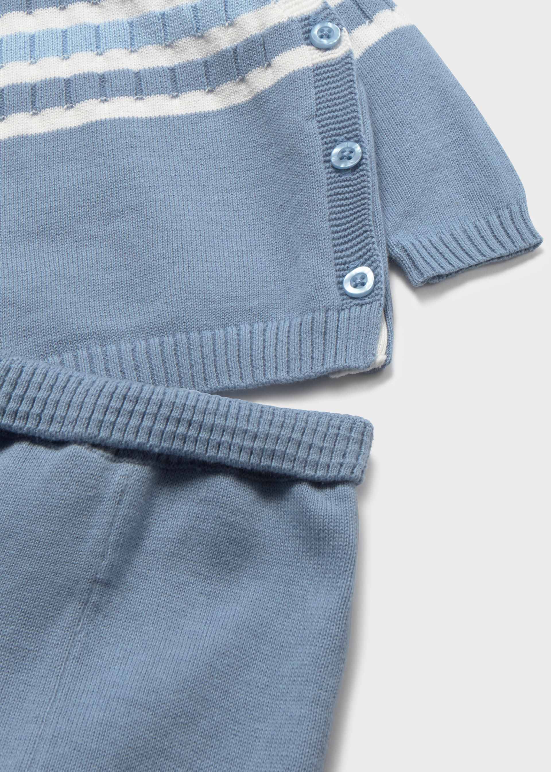 Conjunto pantalón y jersey tricot recién nacido Conjunto pantalón y jersey tricot recién nacido