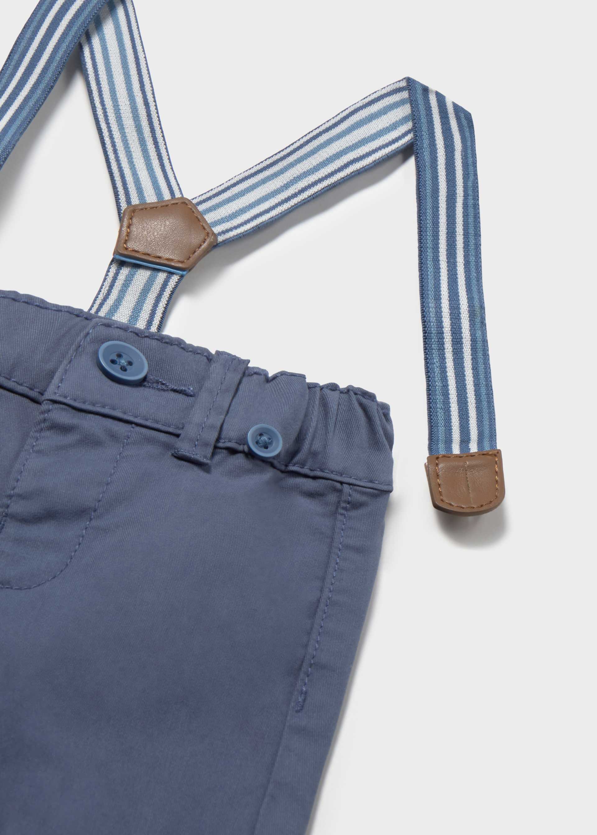 Newborn Boy Pants with Suspenders