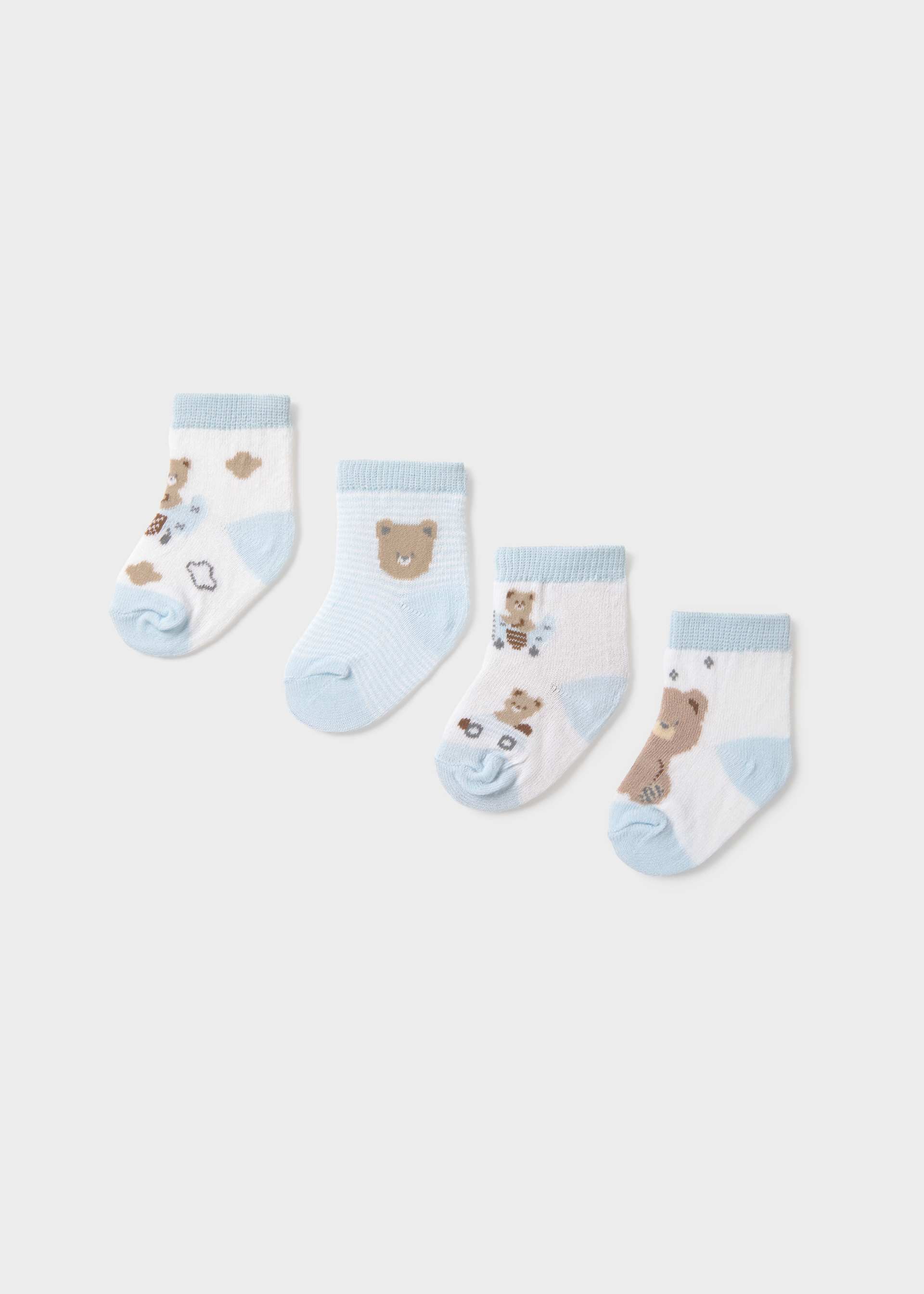 Newborn Boy 4-Pack Socks
