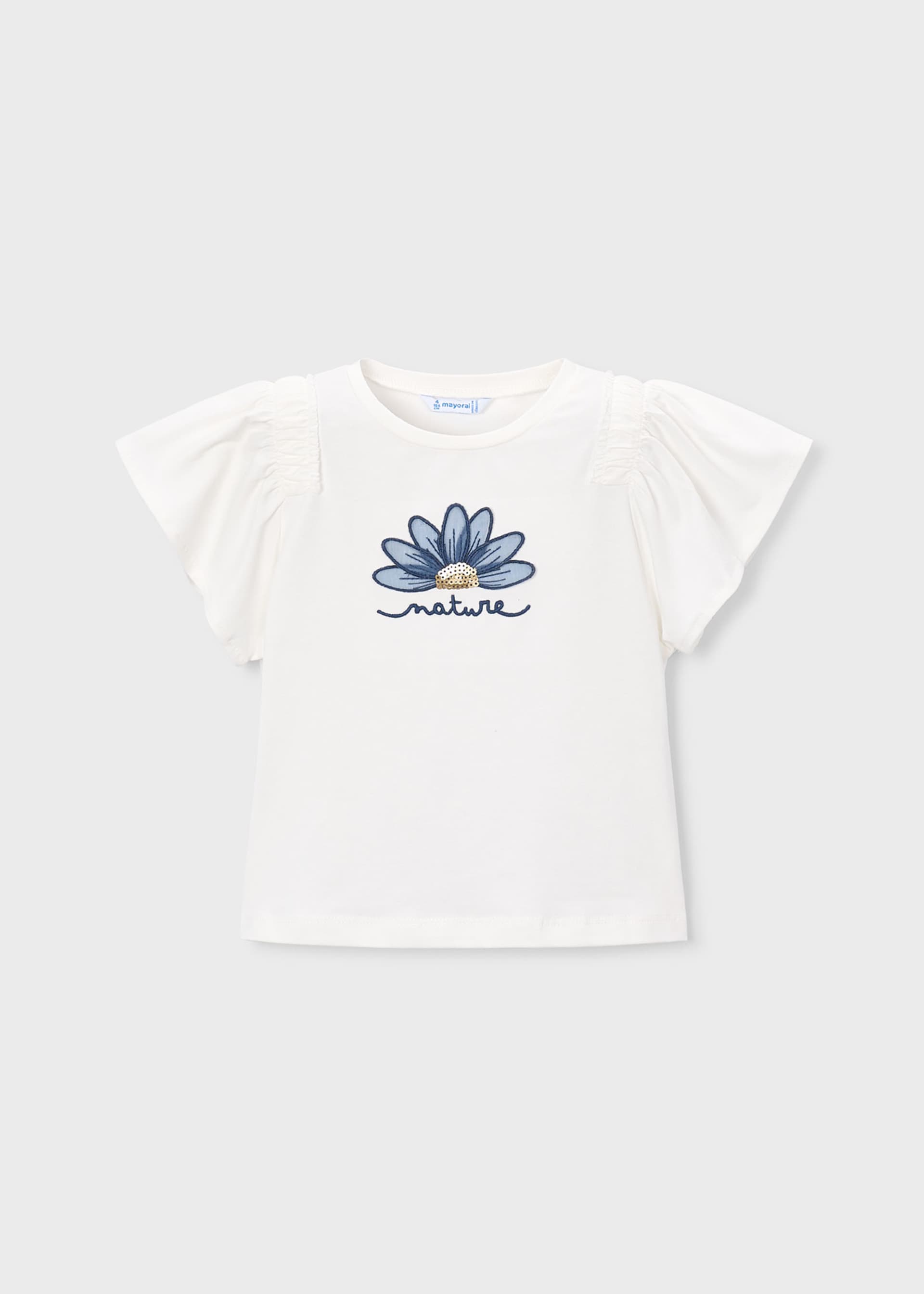 Camiseta aplique niña