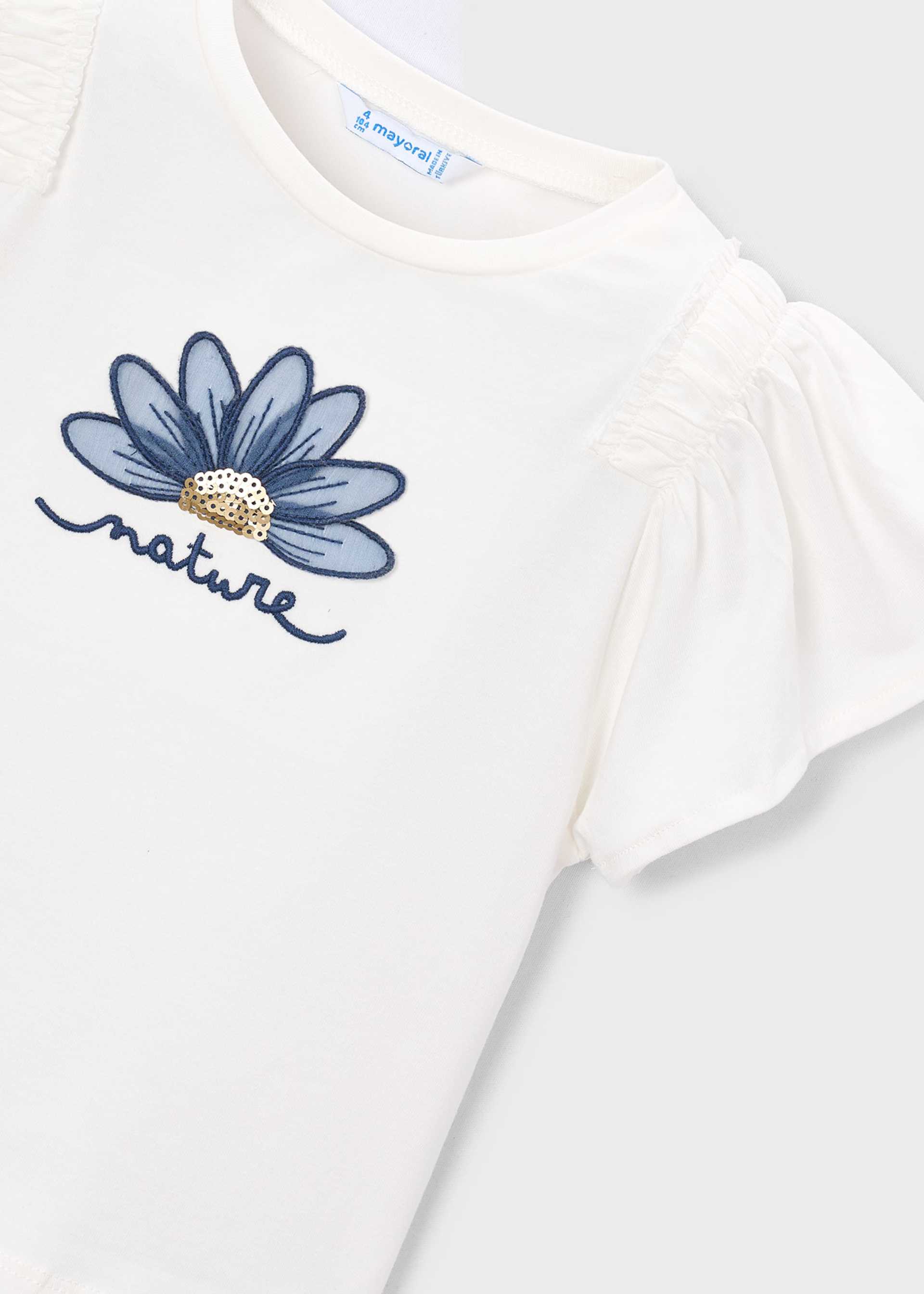 Applique t-shirt girl