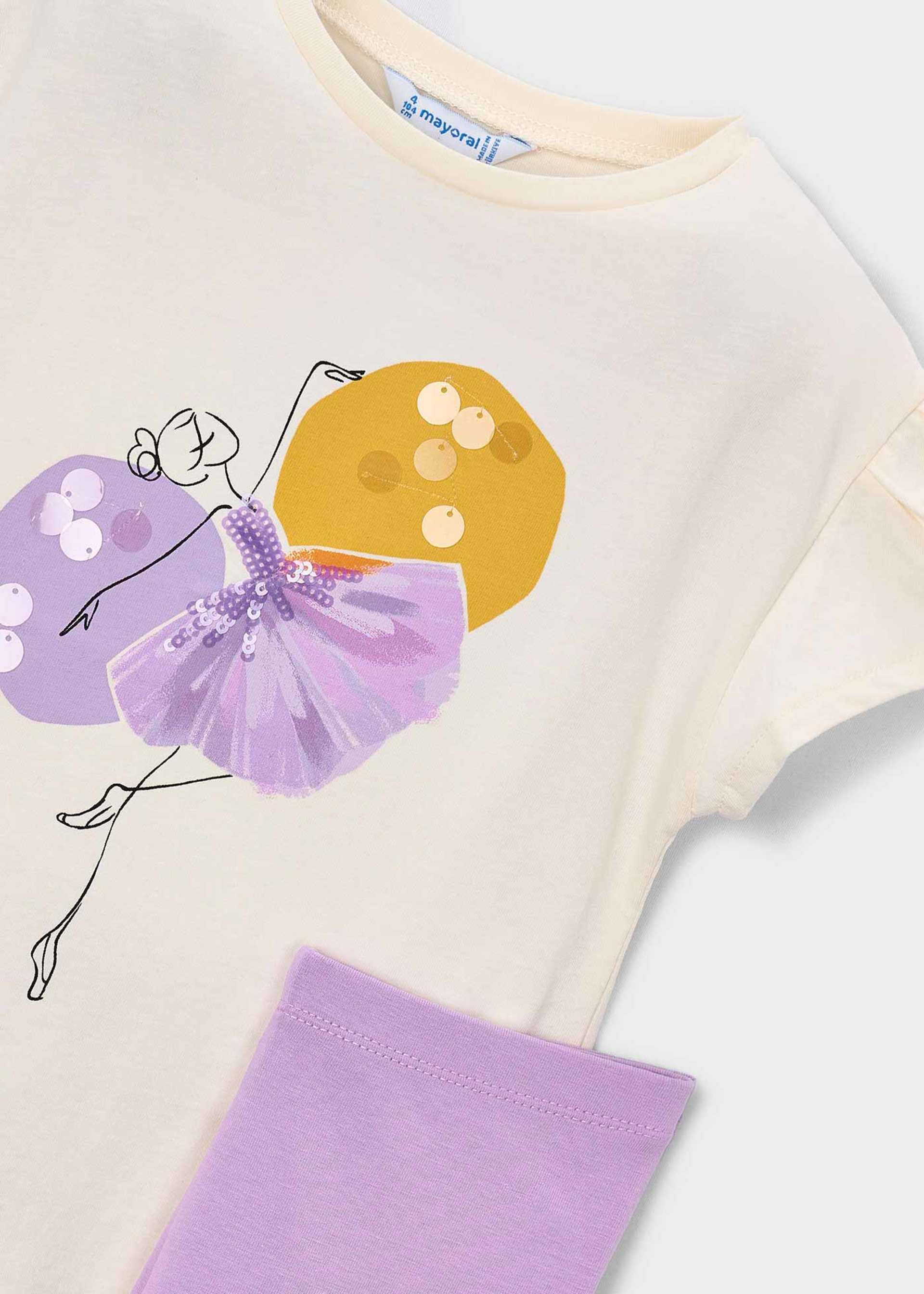 Ensemble legging et t-shirt fille