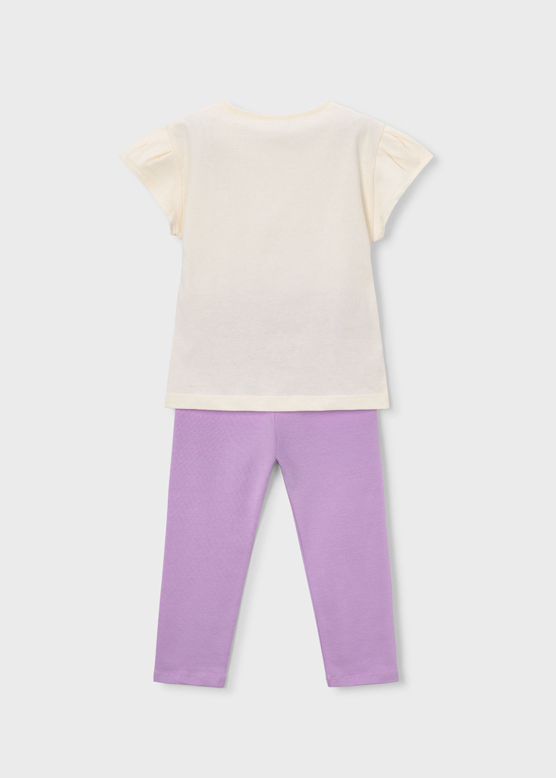 Set Leggings und T-Shirt Mädchen