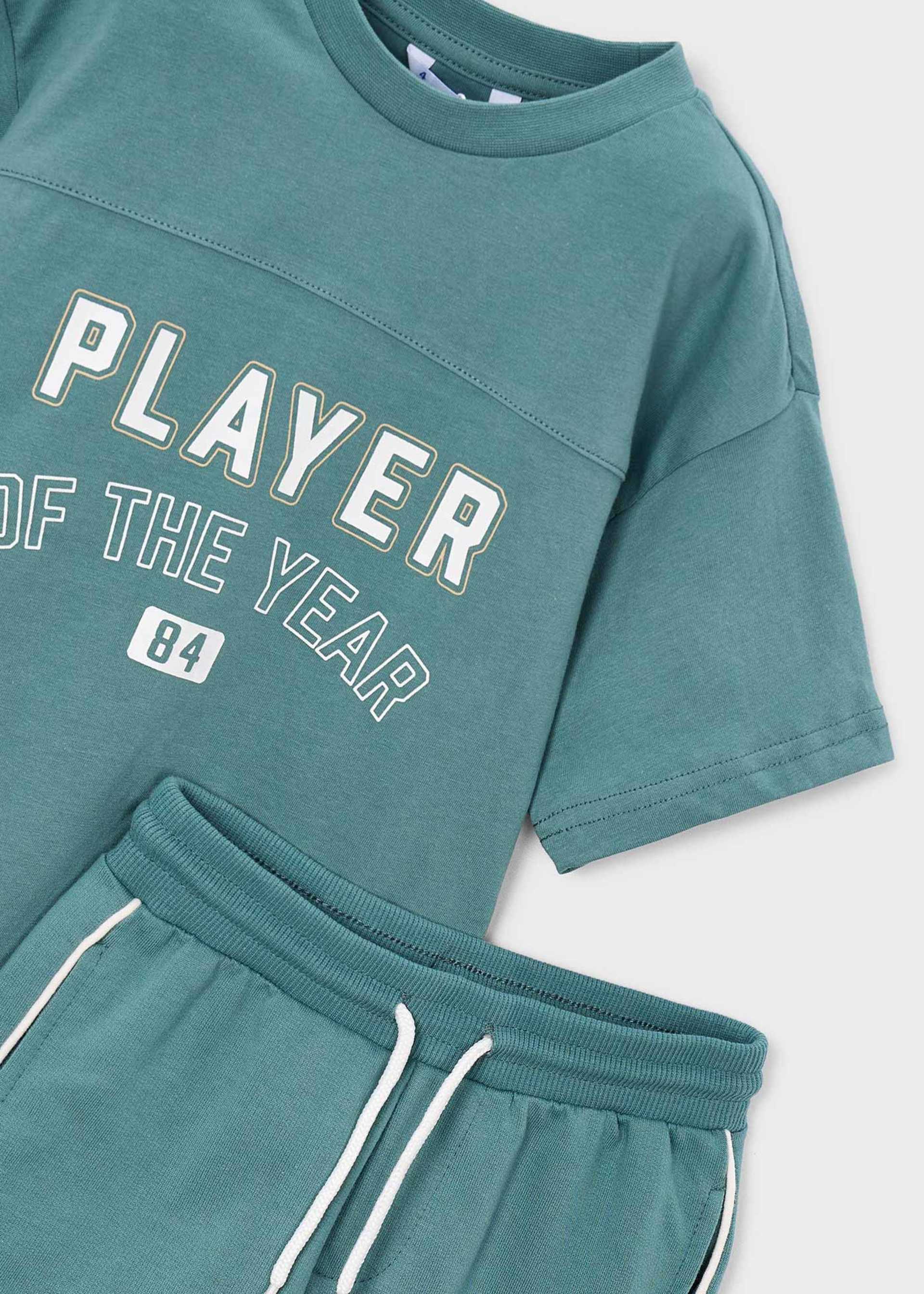 Conjunto pantalón y camiseta player niño