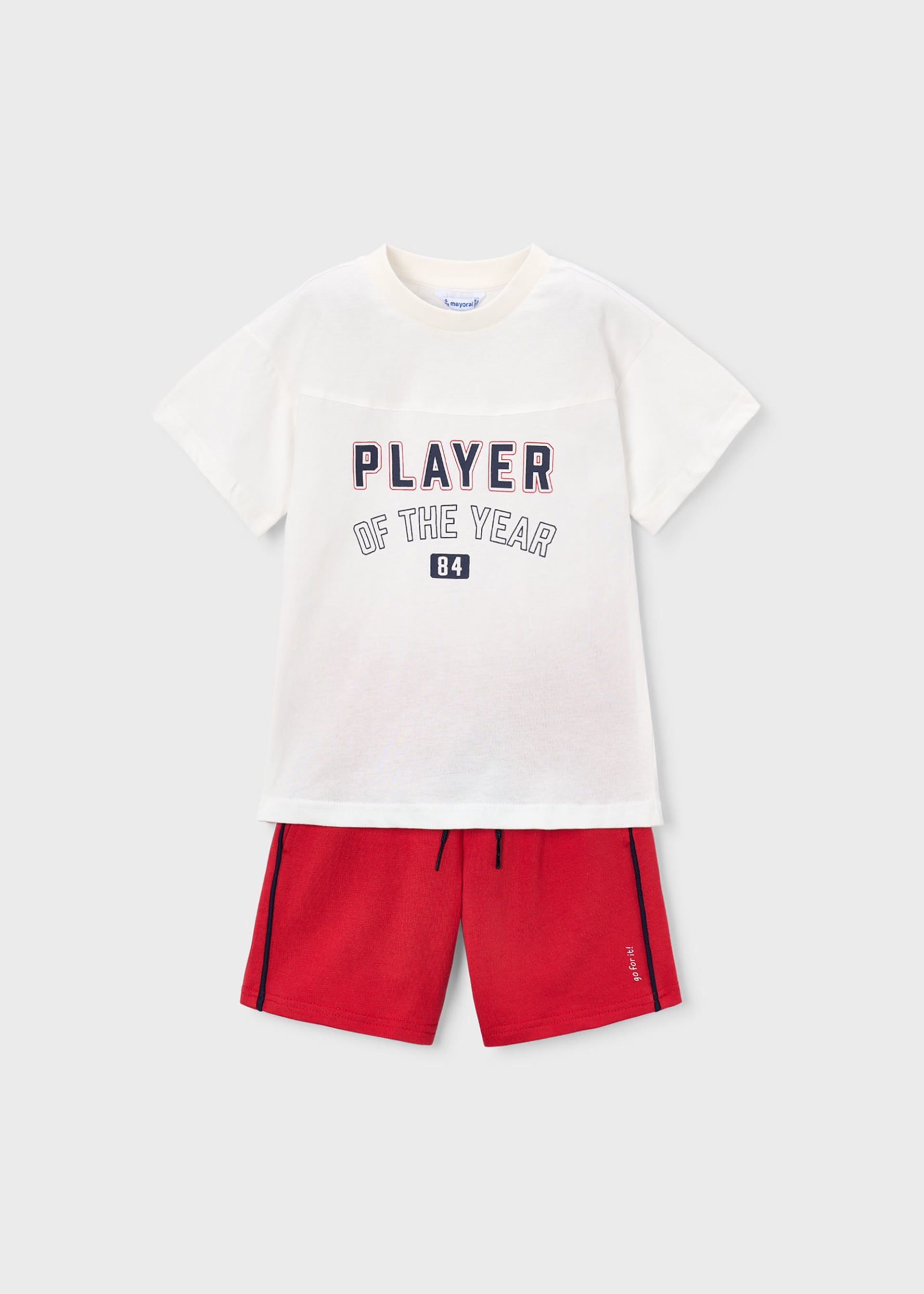 Conjunto pantalón y camiseta player niño