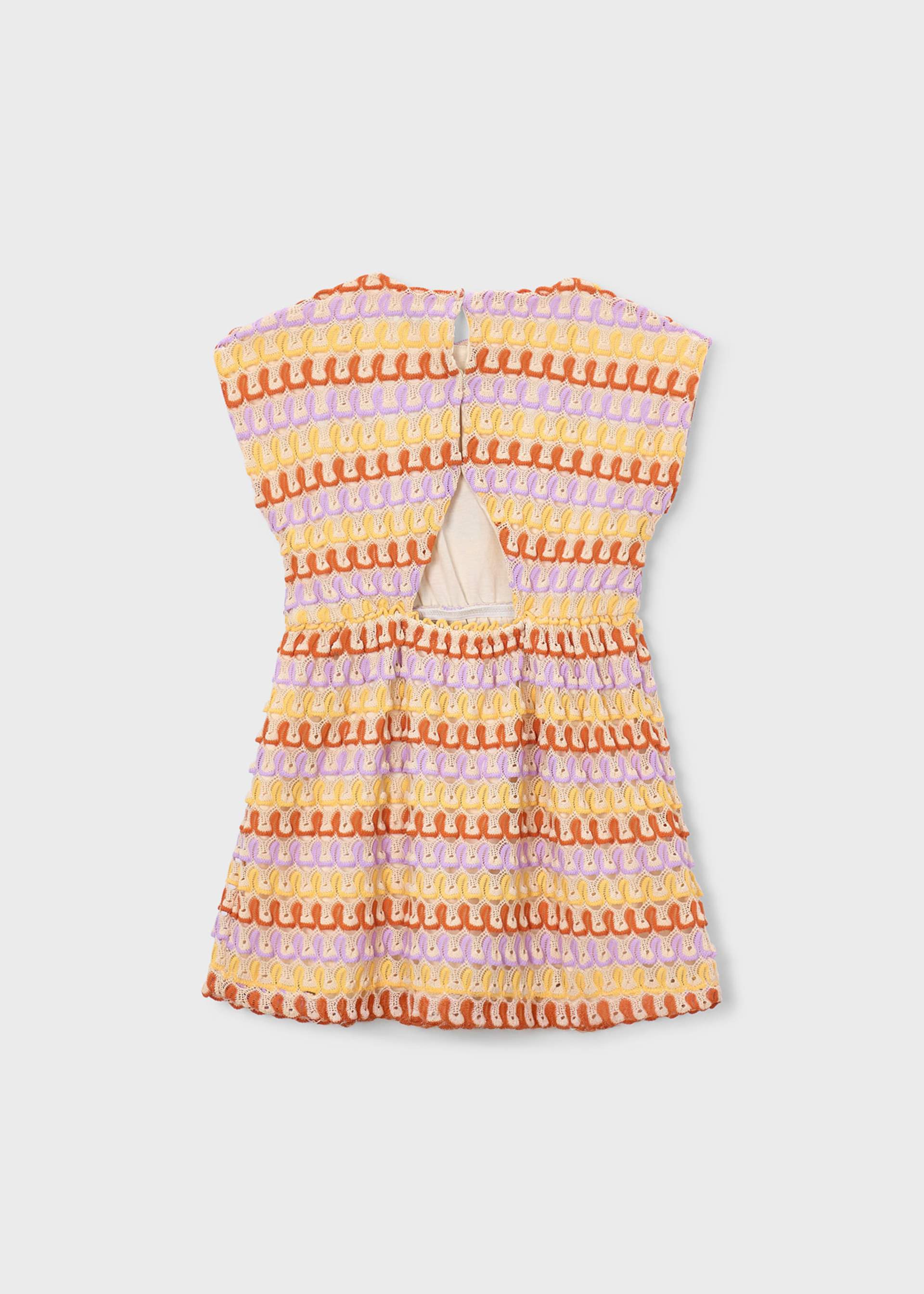 Robe imprimée en maille fille