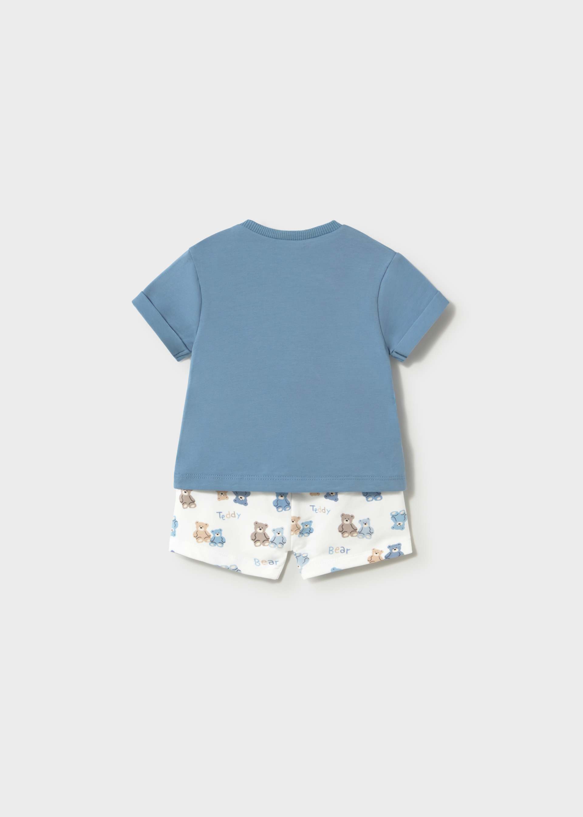 Newborn set printed shorts and shirt