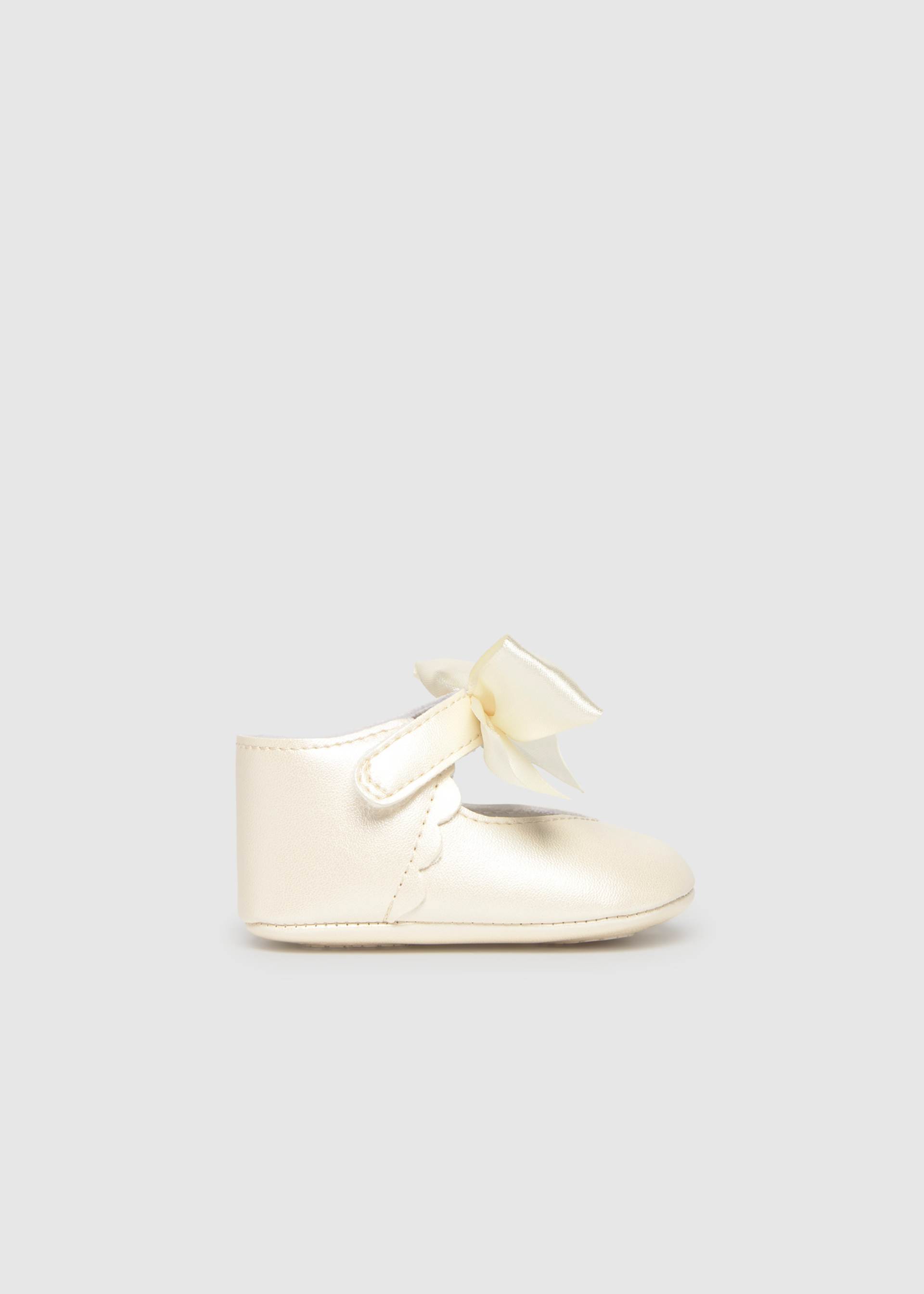 Newborn ceremony bow Mary Janes