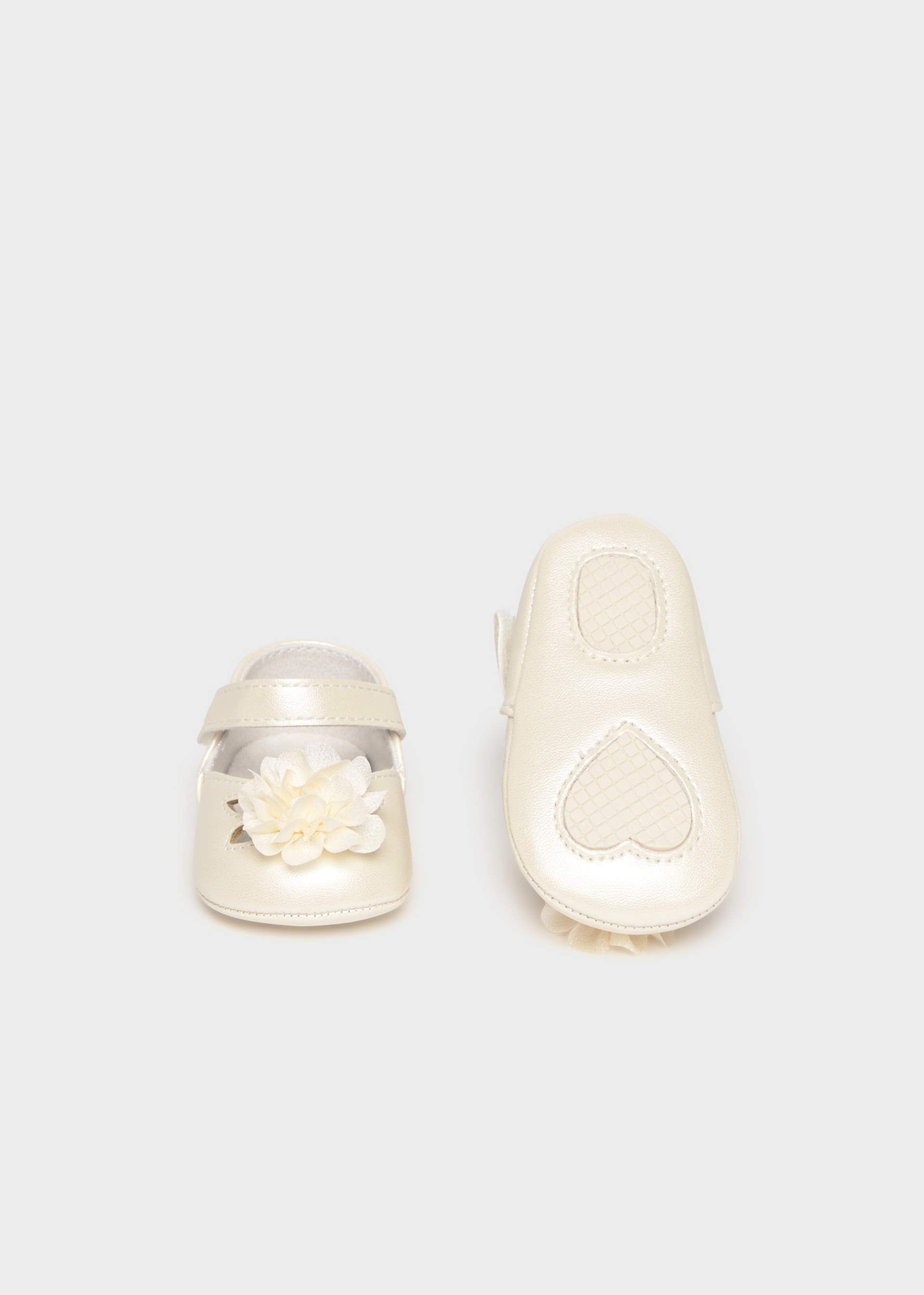 Newborn Girl Flower Mary Janes