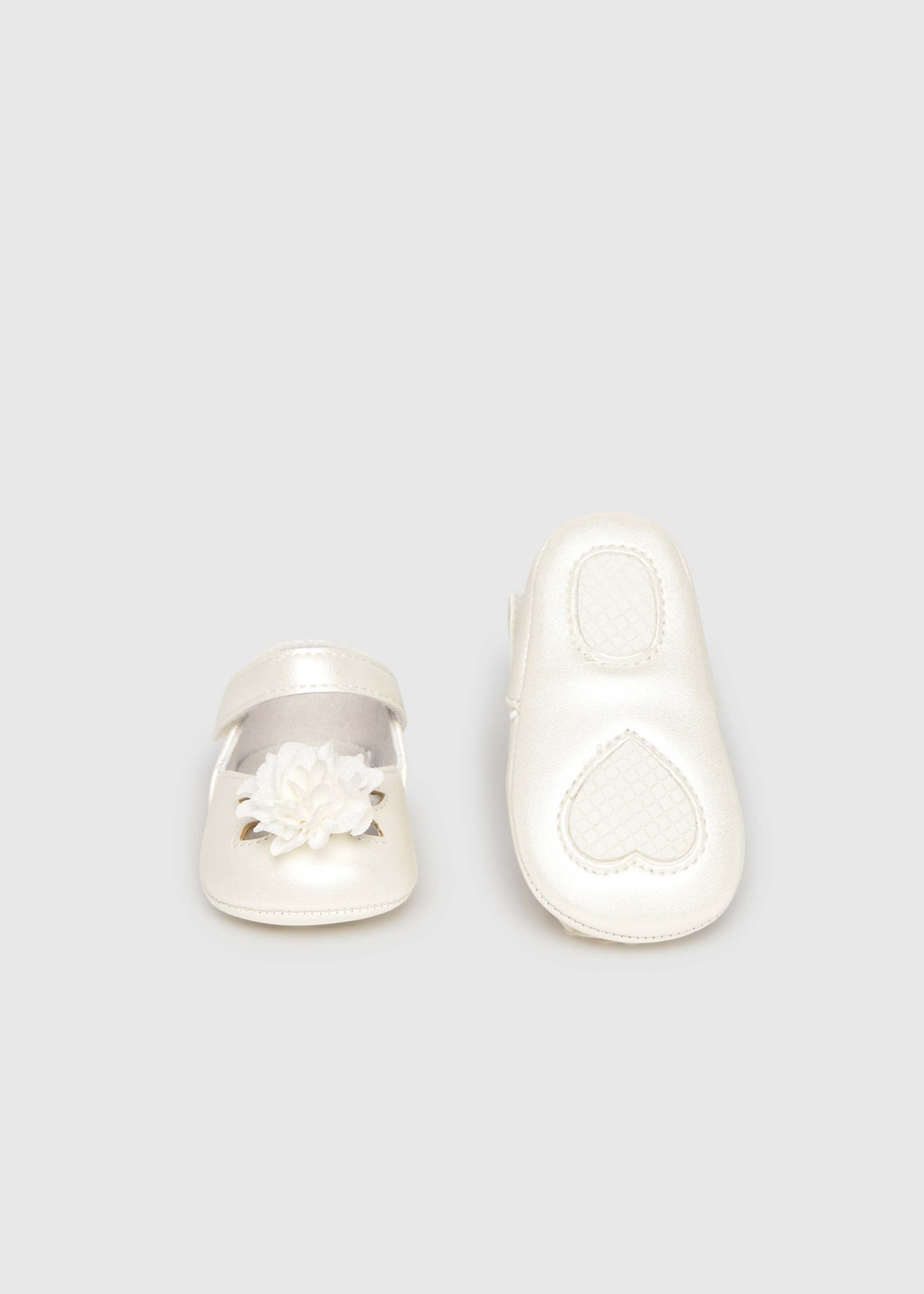 Newborn Girl Flower Mary Janes