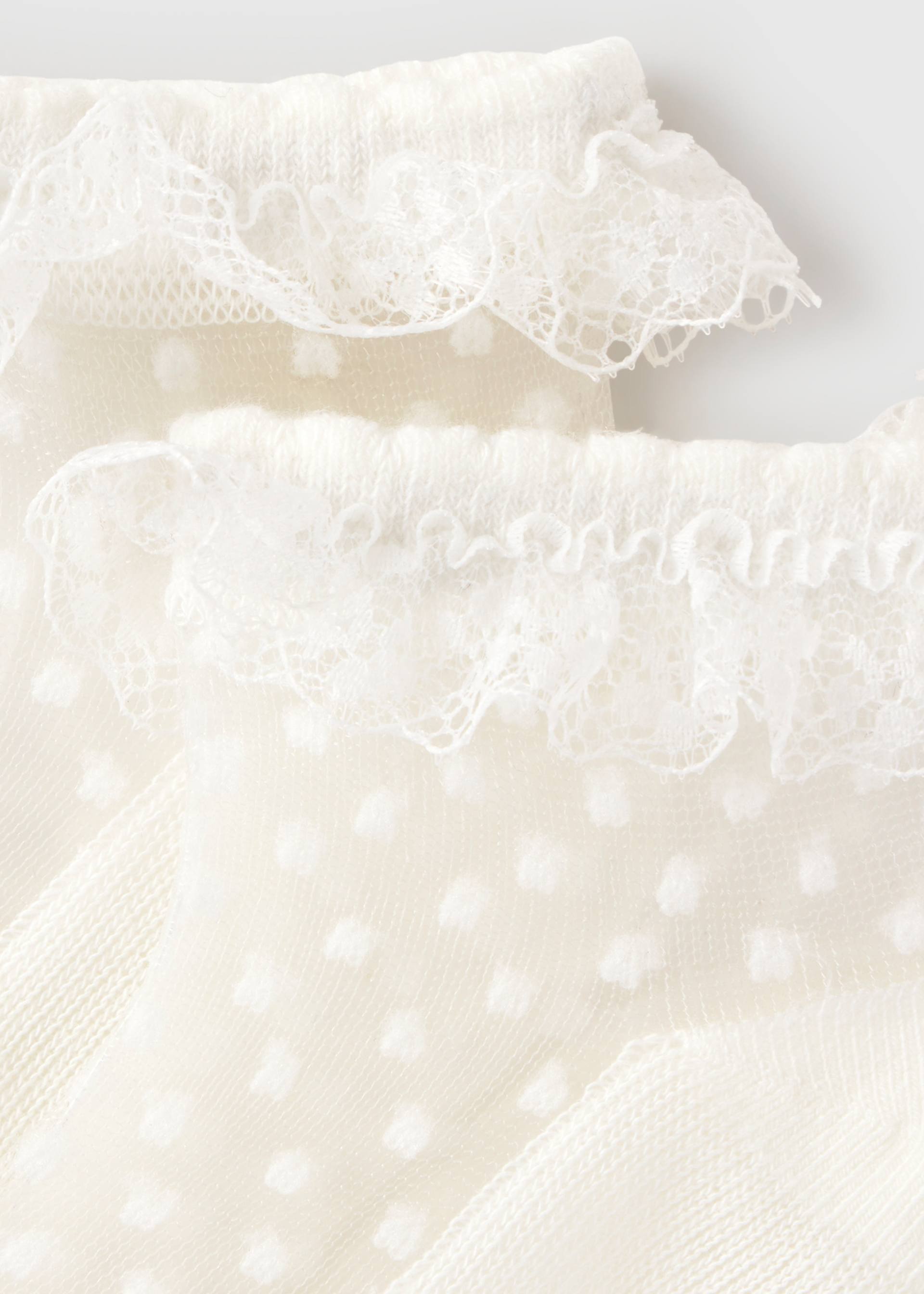 Chaussettes plumetis bébé