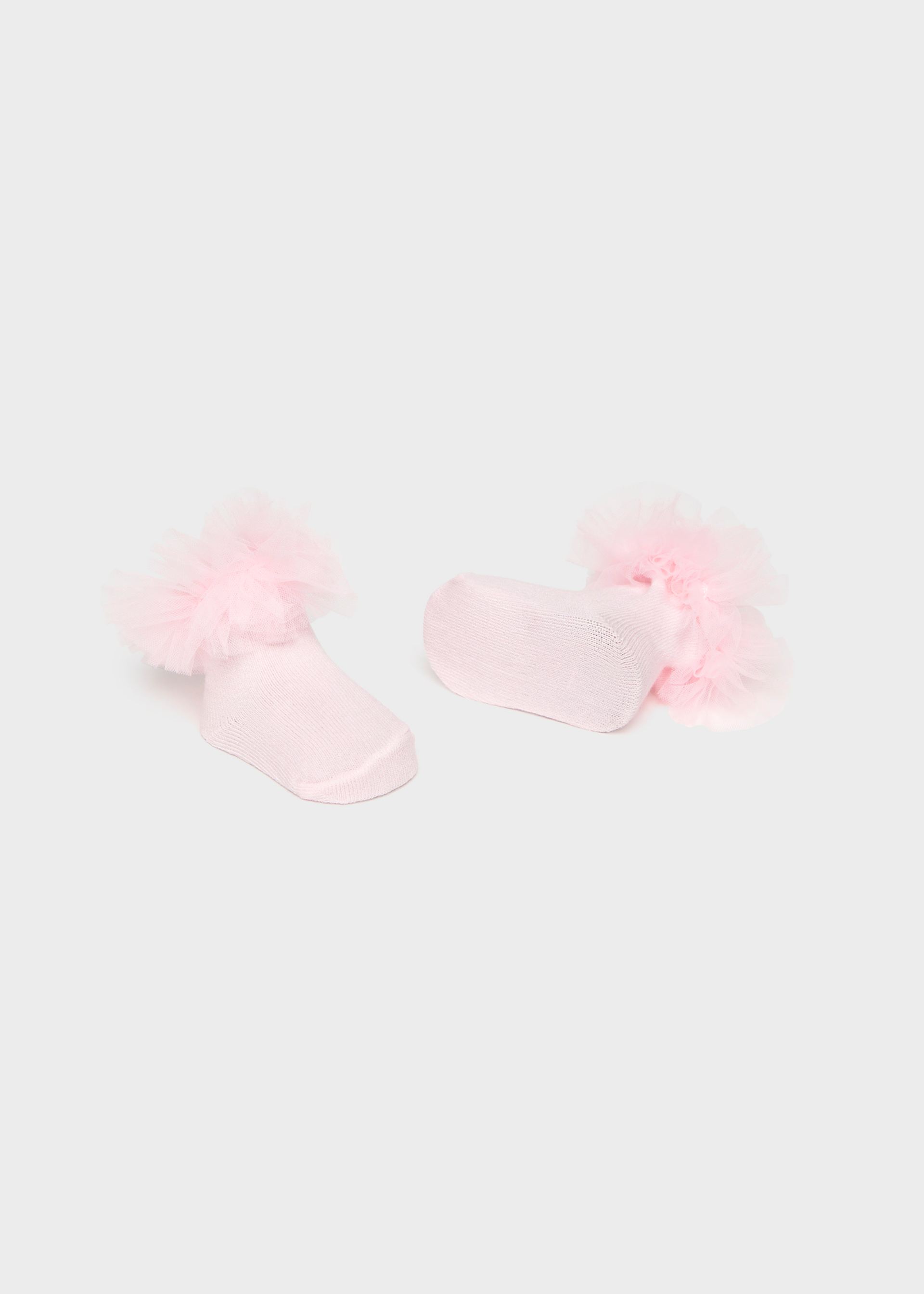 Newborn Girl Headband and Socks Set