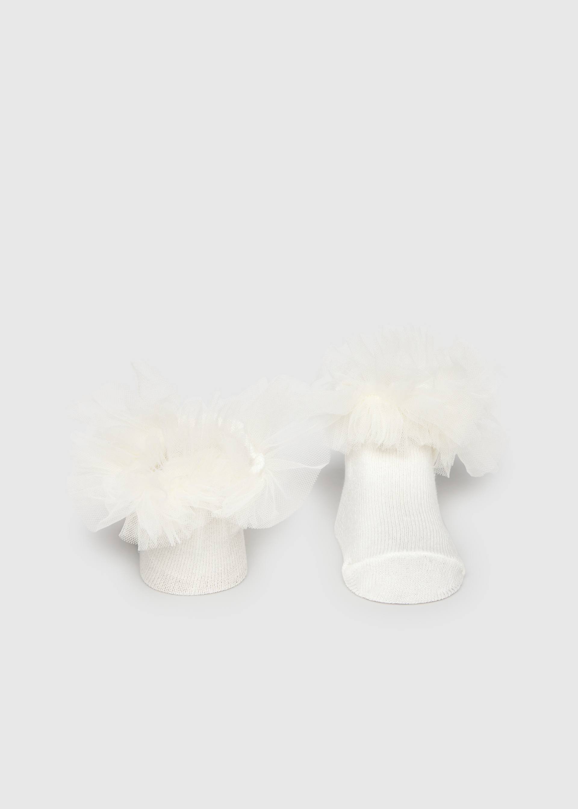 Newborn Girl Headband and Socks Set