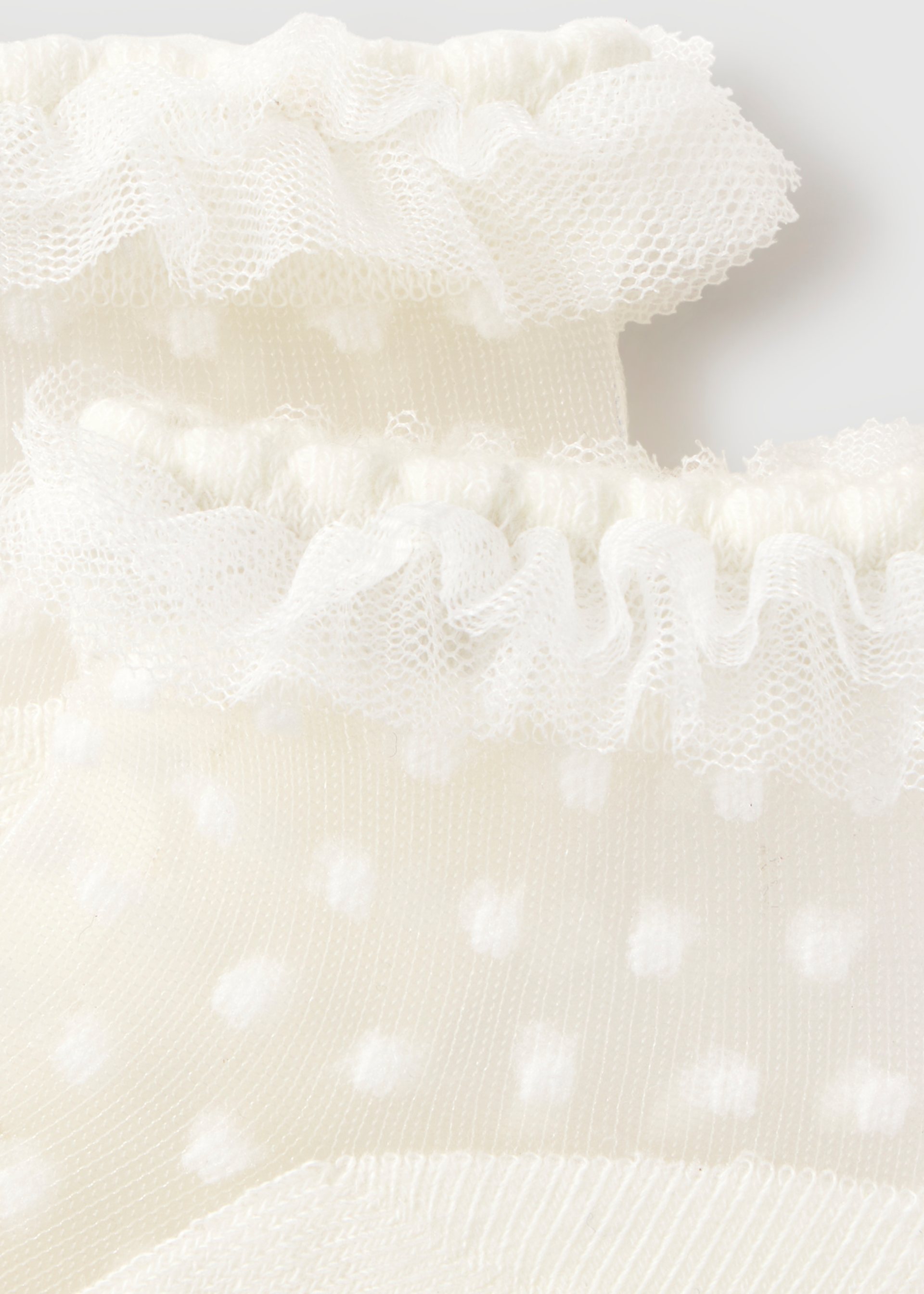 Newborn Girl Tulle Socks