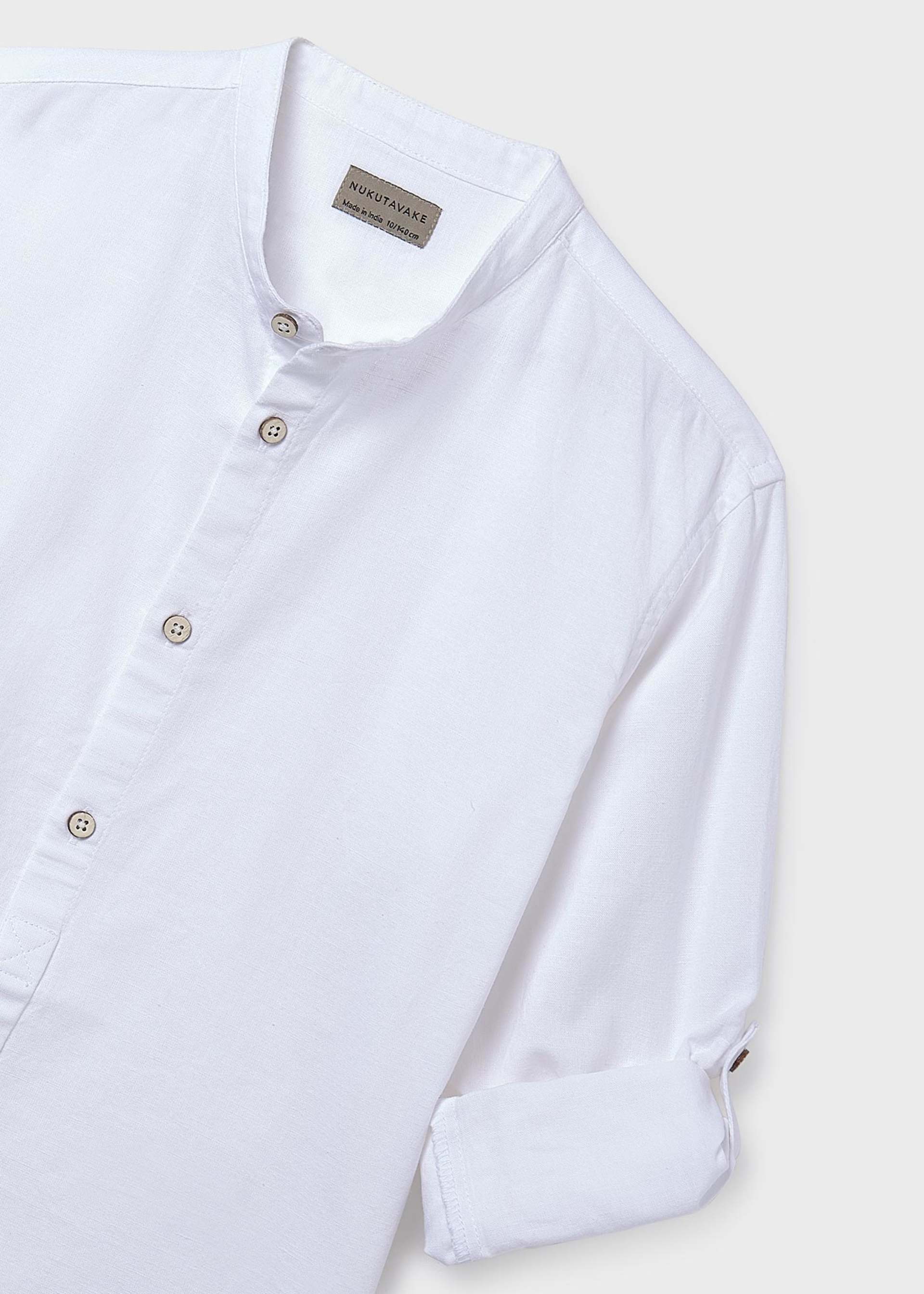 Camisa con lino chico