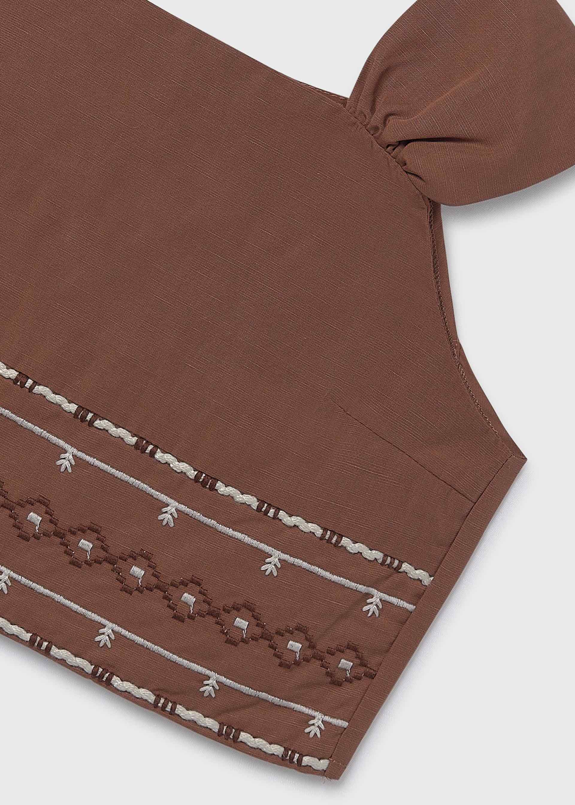 Embroidered top for girls