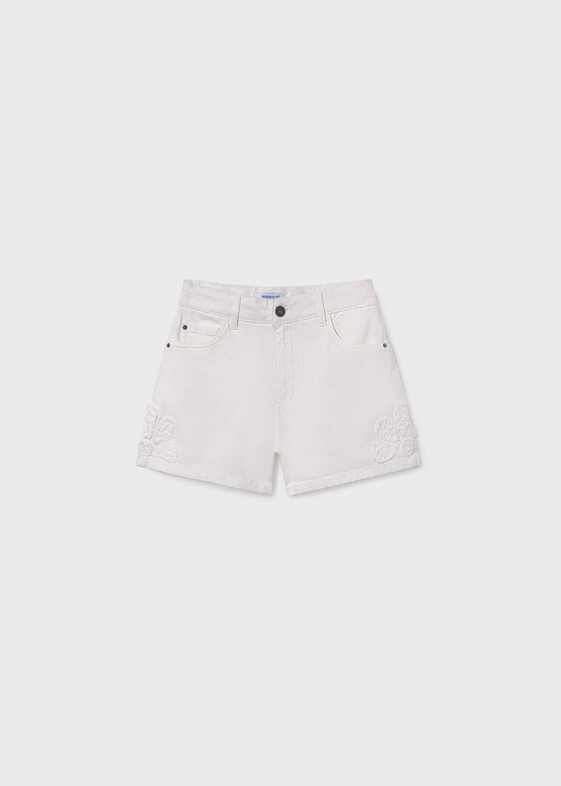 Girls' twill shorts