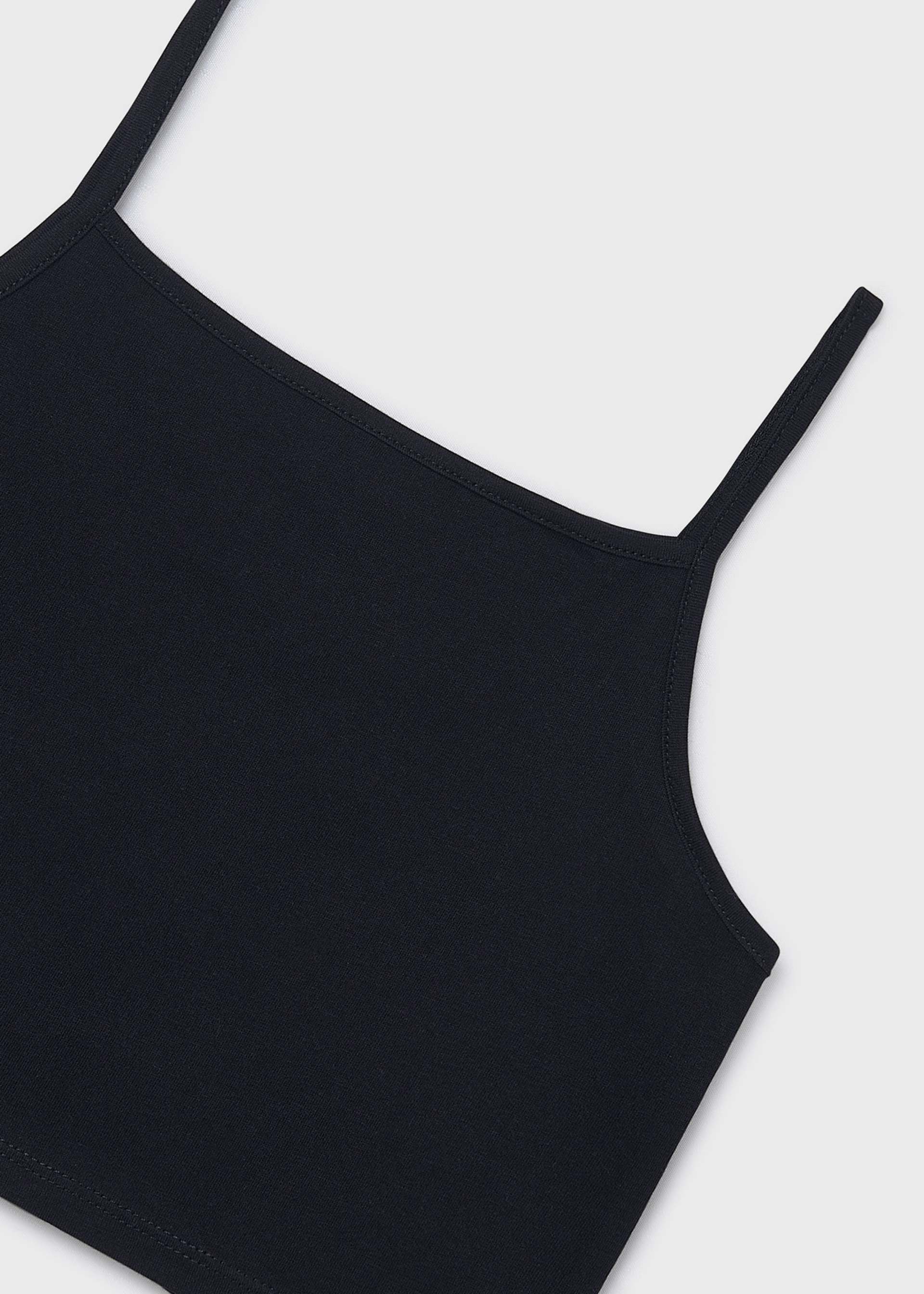 Girl Knit Top with Tank Top