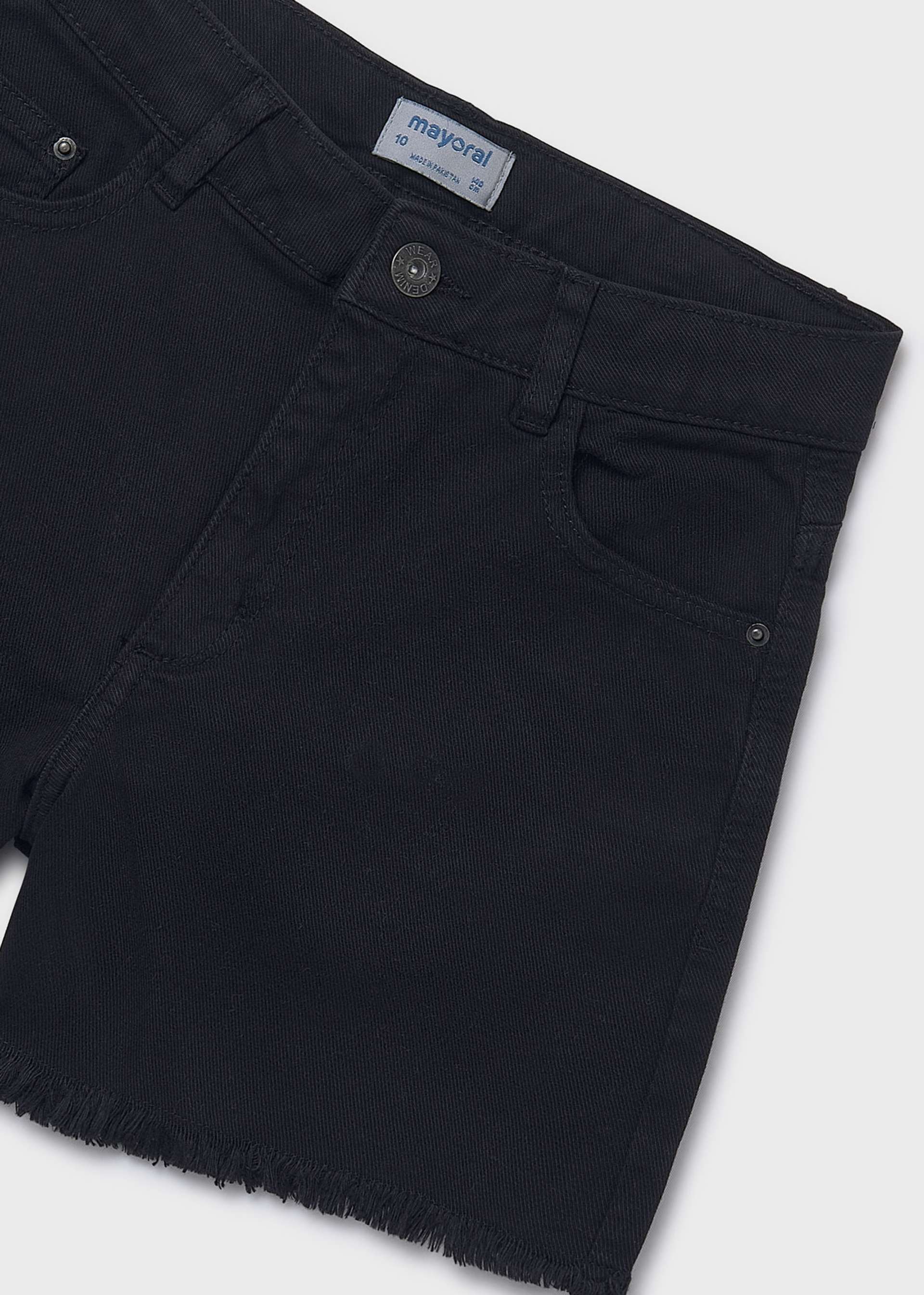 Pantaloncino twill basic ragazza Pantaloncino twill basic ragazza