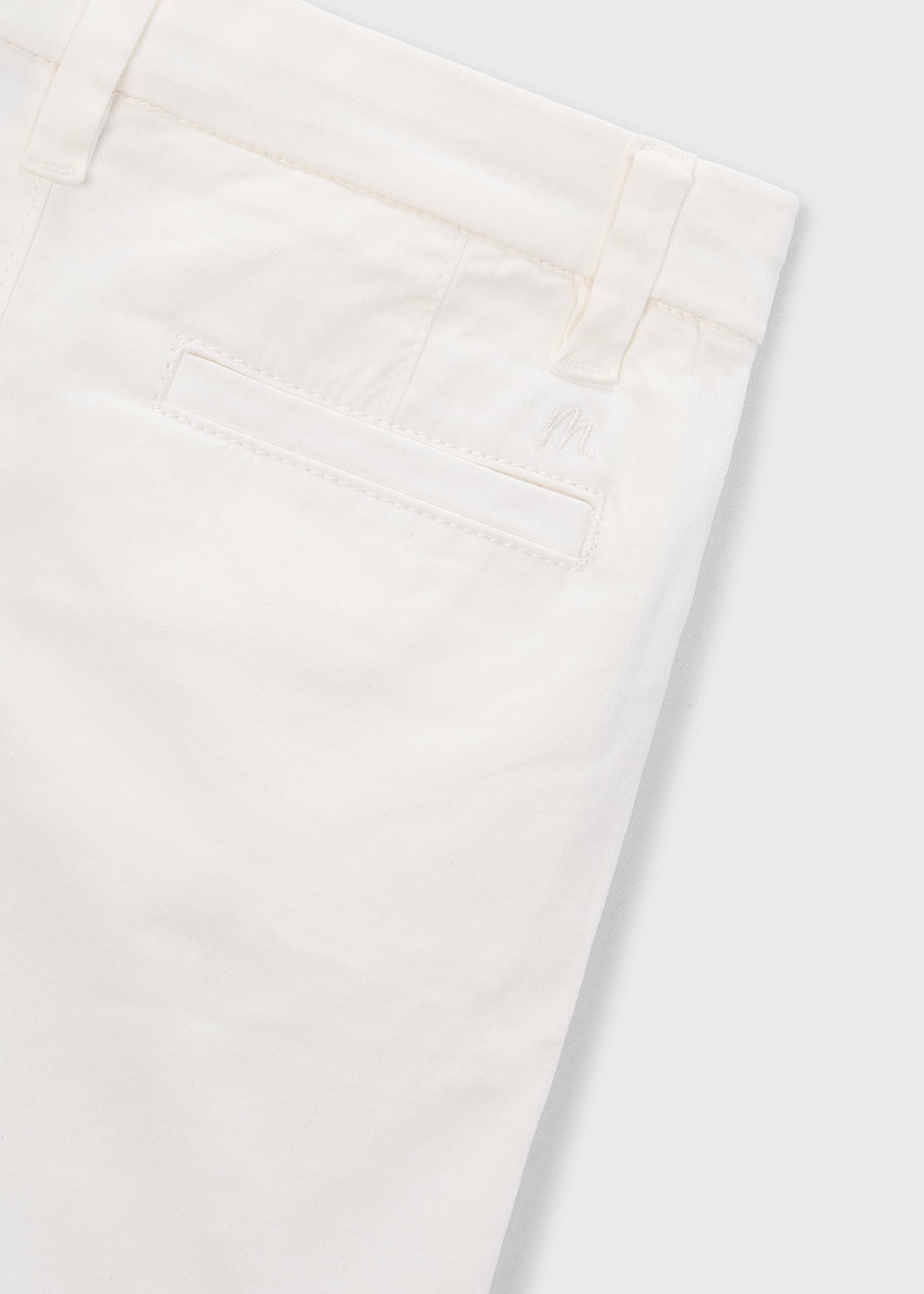 Bermudy chino z serży basic dla chłopca
