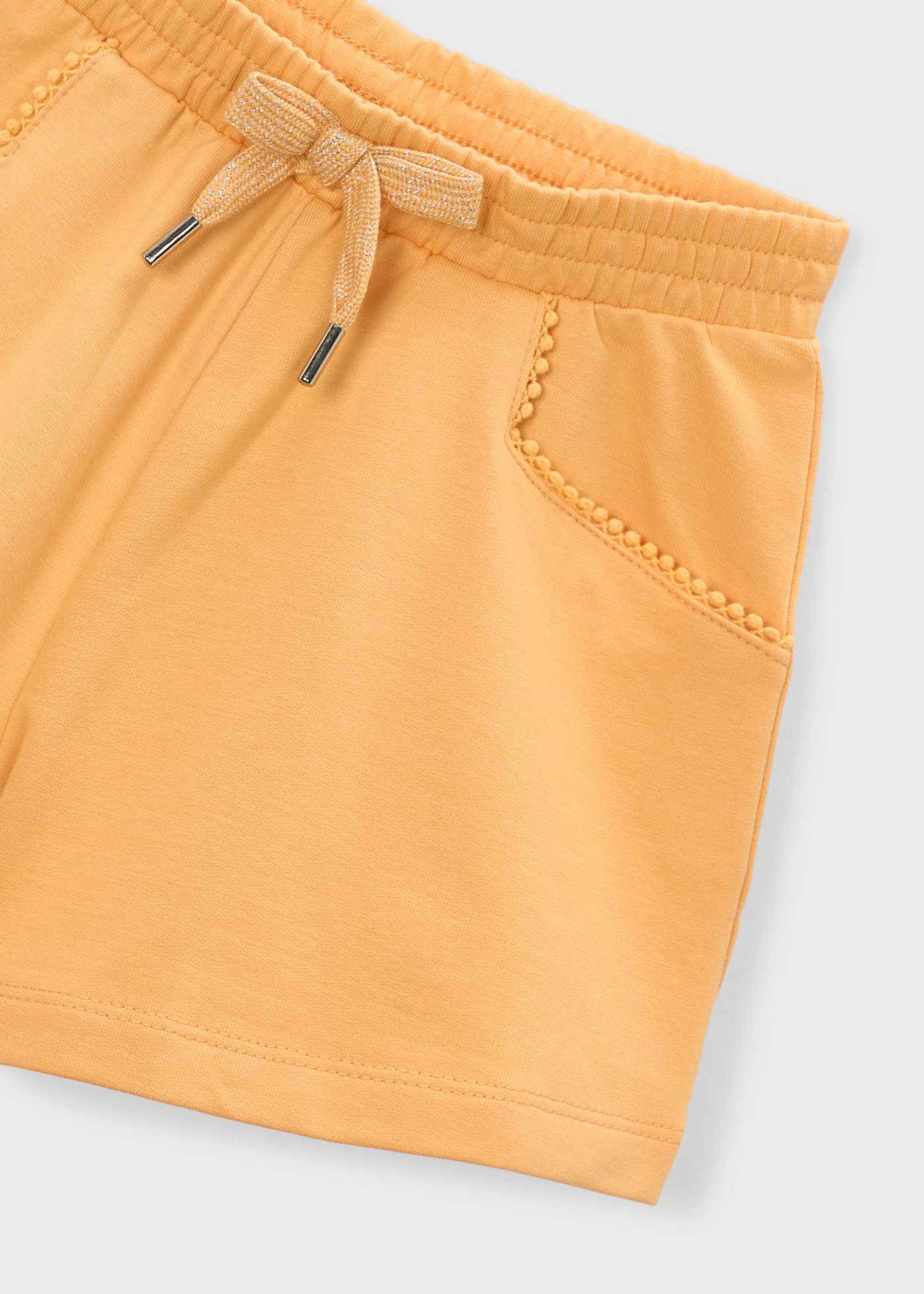 Pantalón corto de chándal básico niña