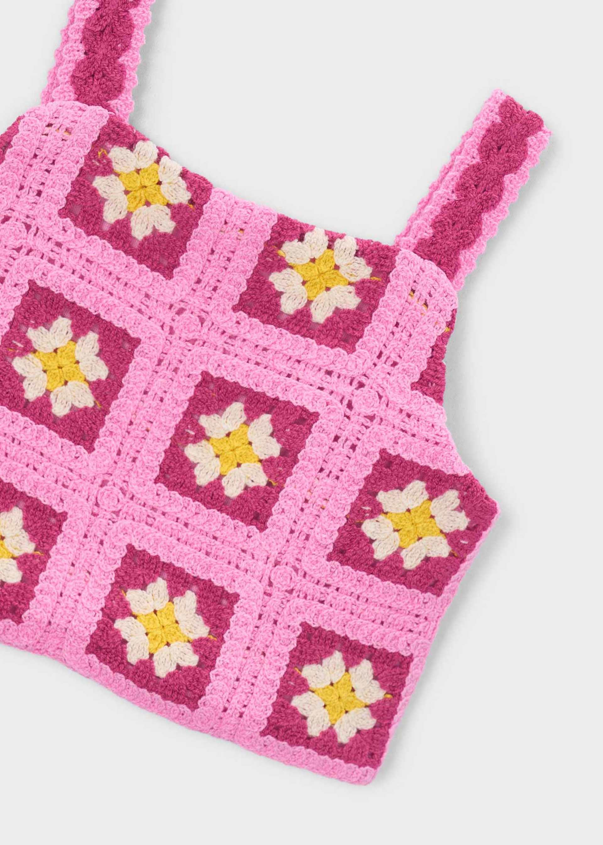 Топ crochet за момиче