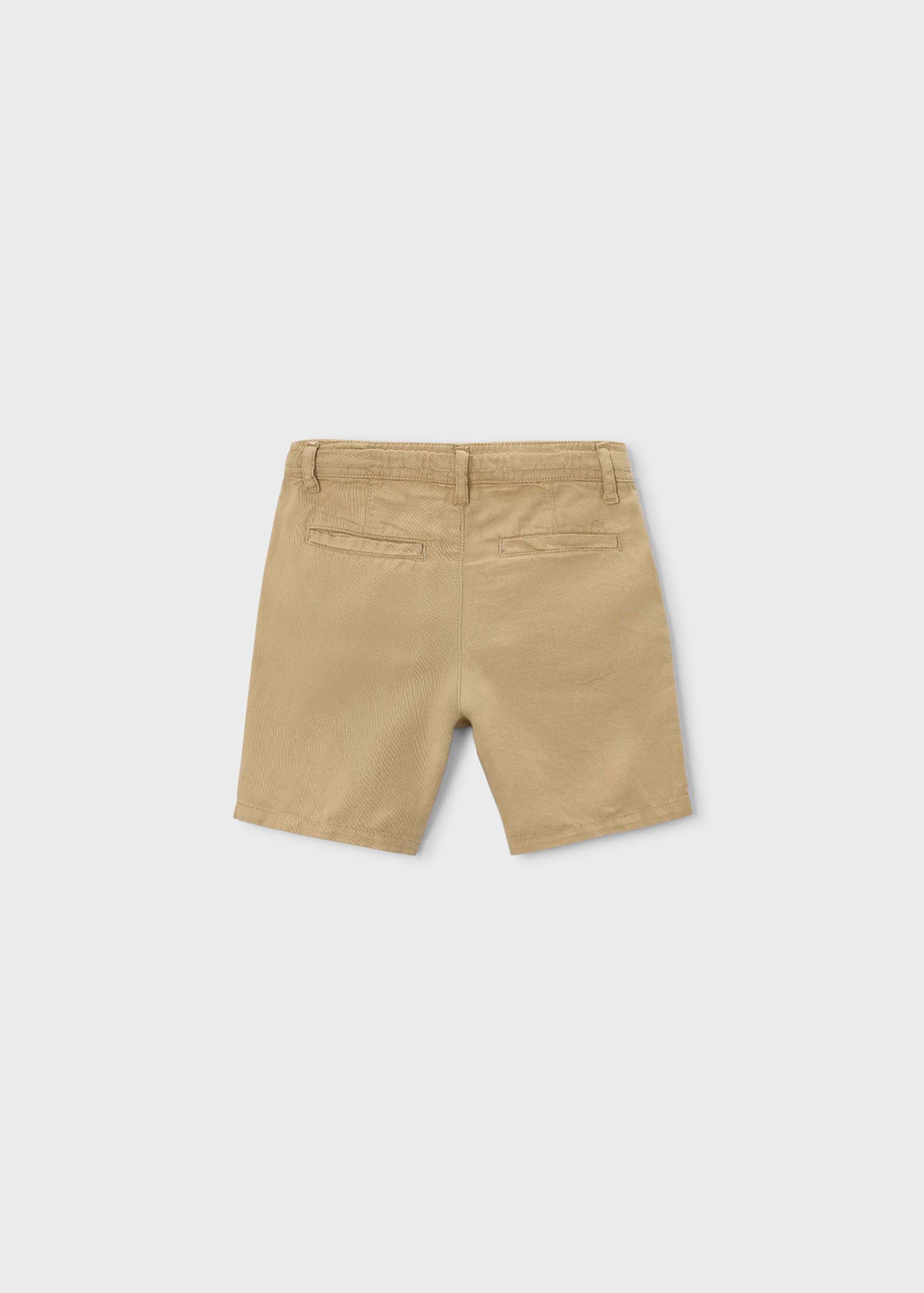 Leinen-Bermudas relaxed fit basic Jungen