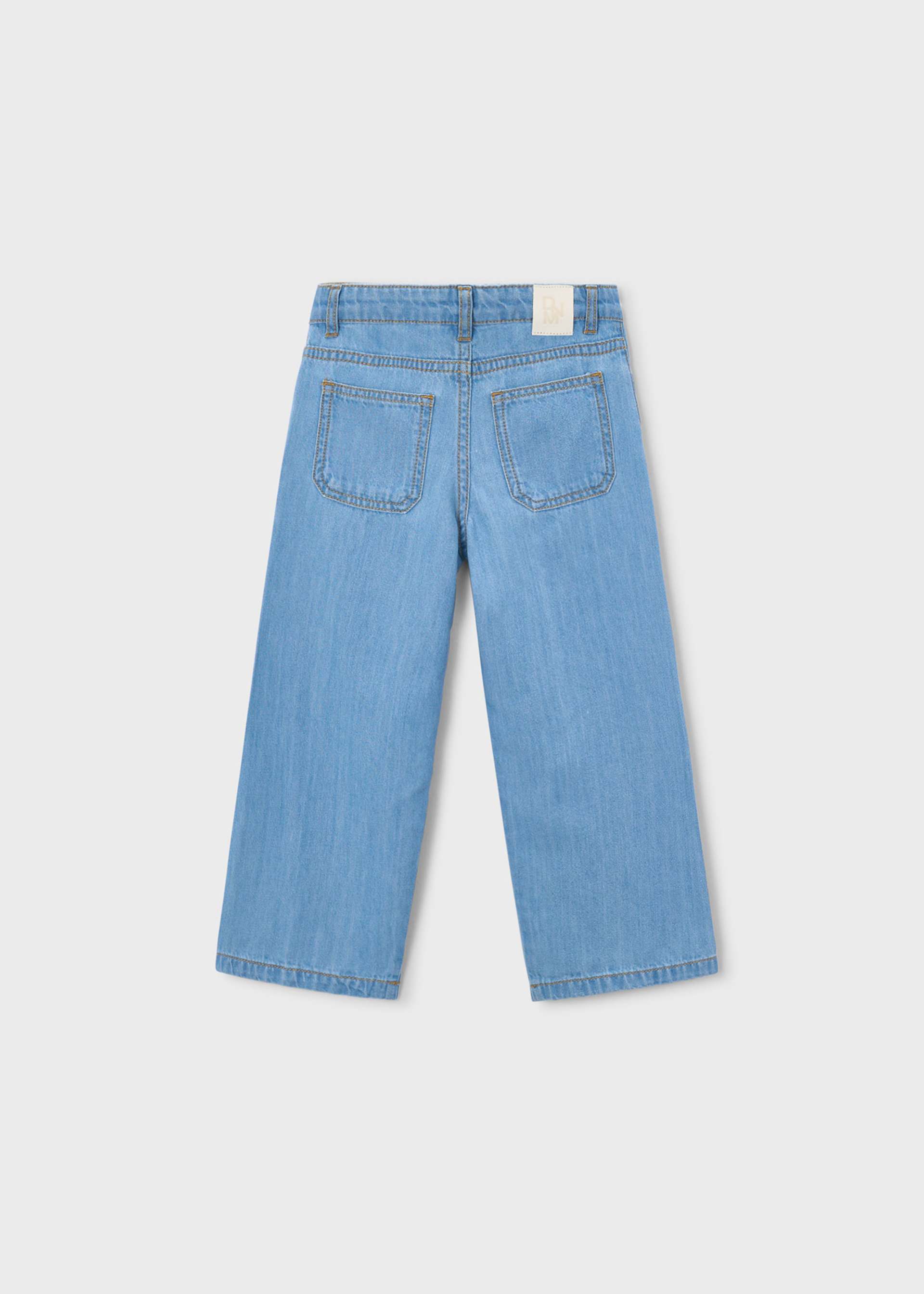 Calças denim fluidas menina
