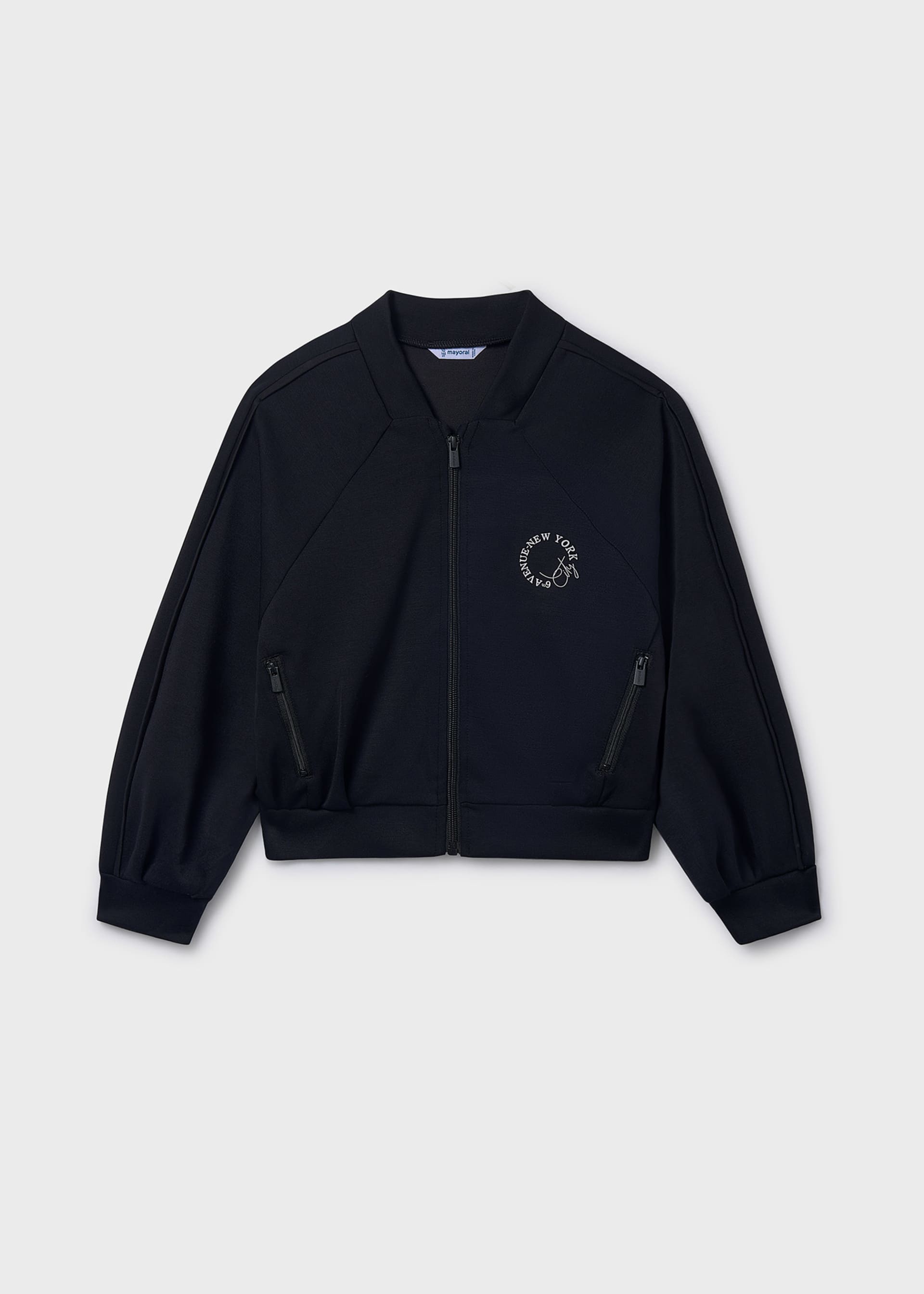 Girls' zip-up sweatshirt