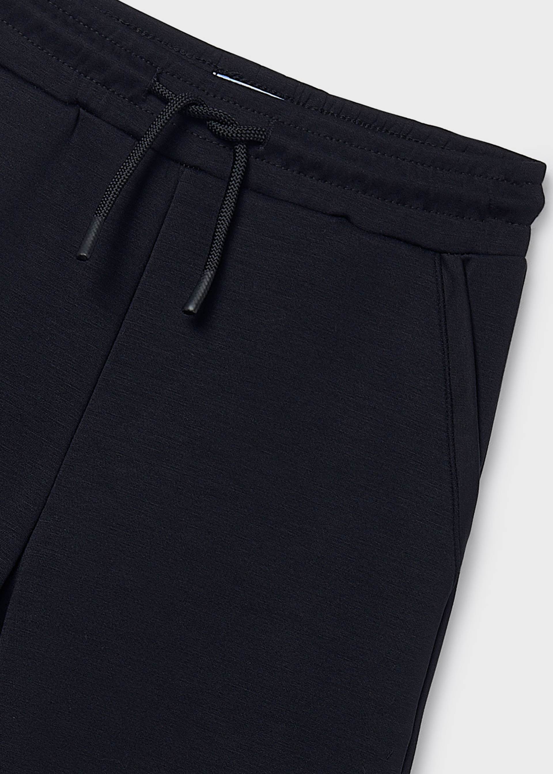 Girls' long knitted trousers