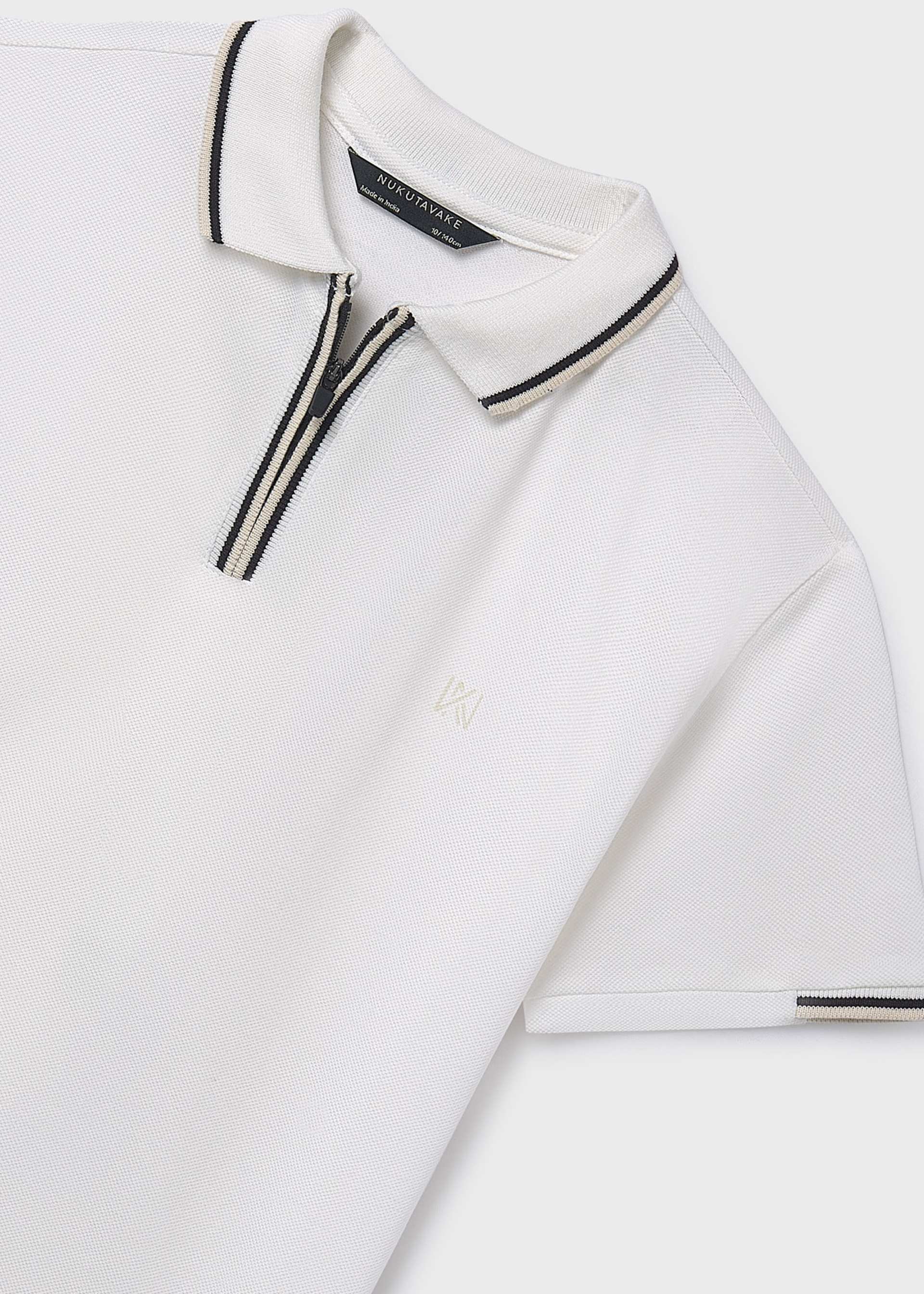 Poloshirt Reißverschluss Teenager Jungen