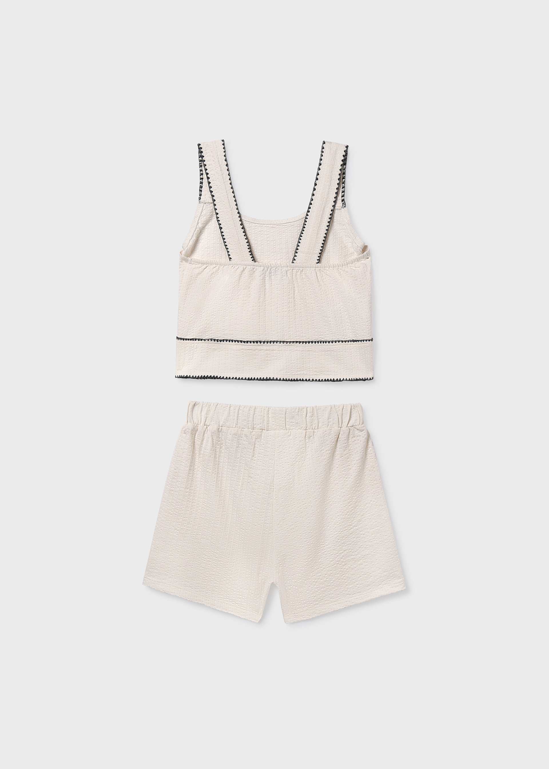 Girls' shorts and top set