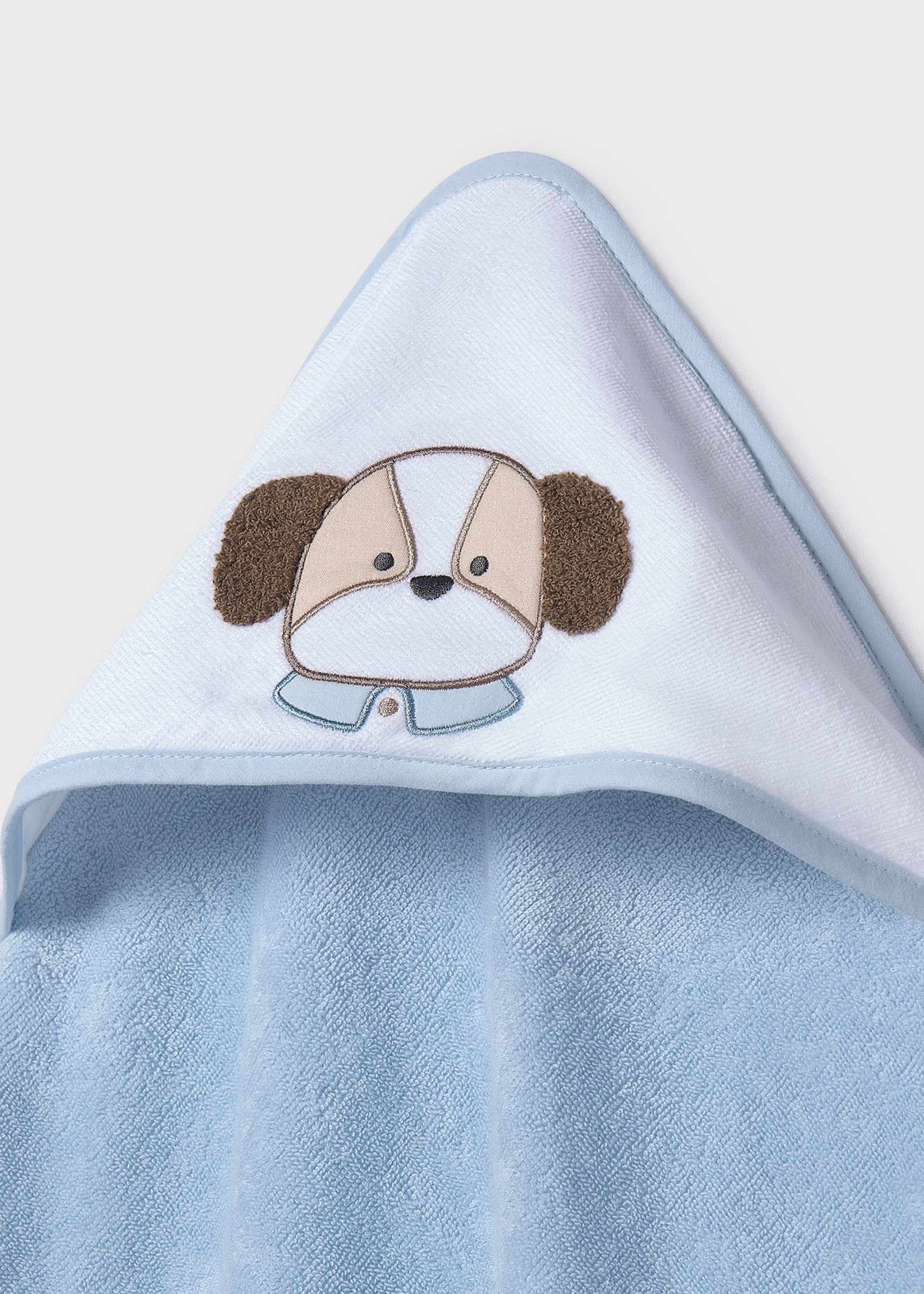Baby animal hooded towel