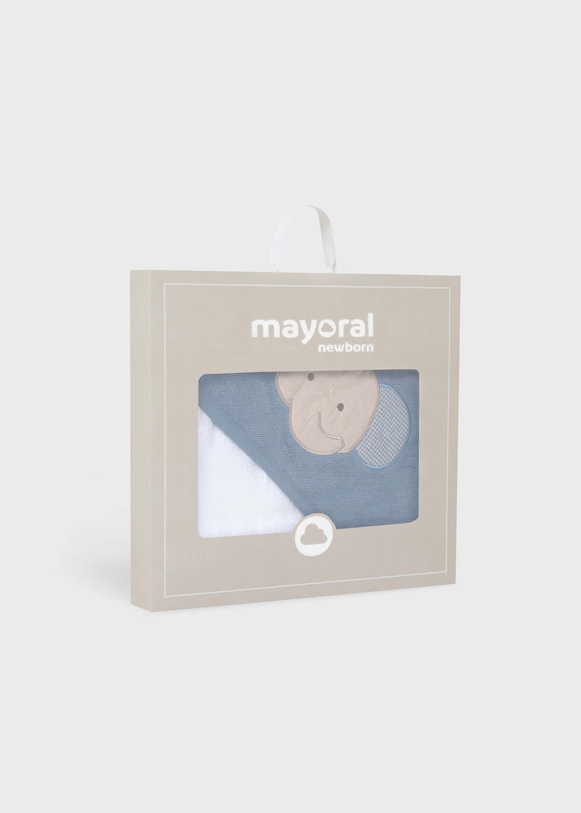 Baby animal hooded towel