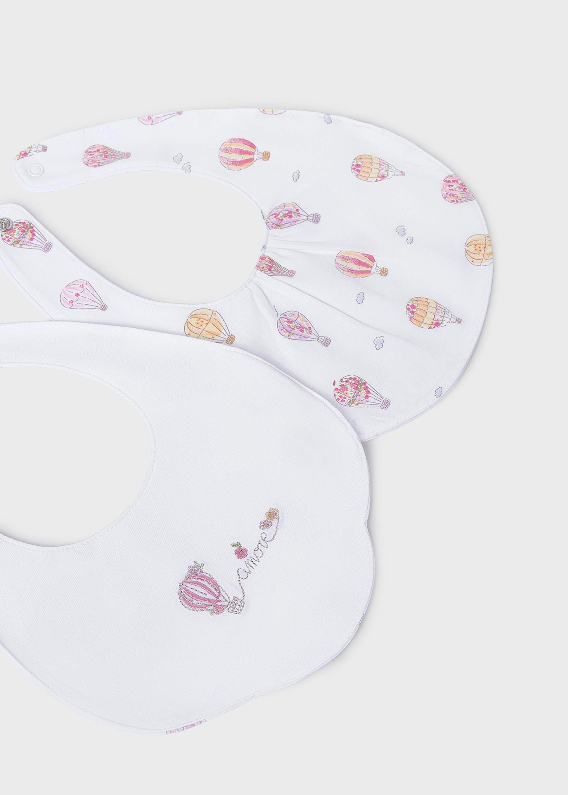 Set of 2 baby bibs